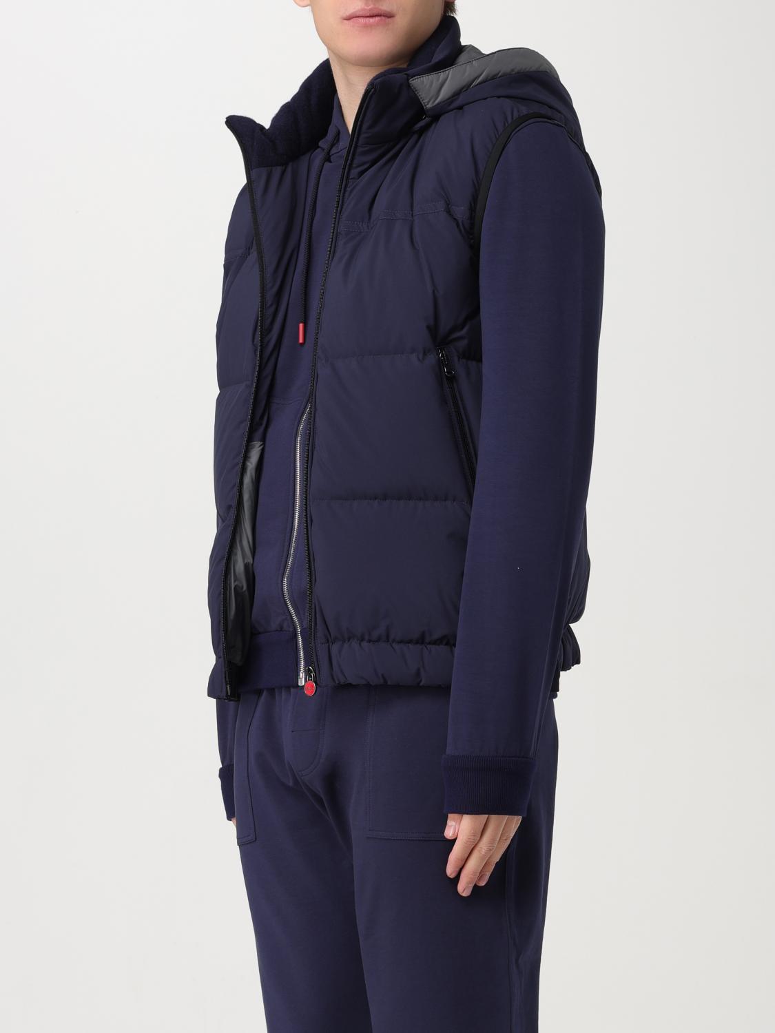 KITON WESTE: Jacke herren Kiton, Blau - Img 4