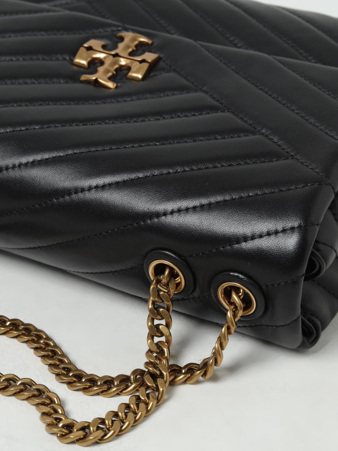 TORY BURCH BOLSO DE HOMBRO: Bolso Kira Tory Burch de piel acolchada, Negro - Img 3