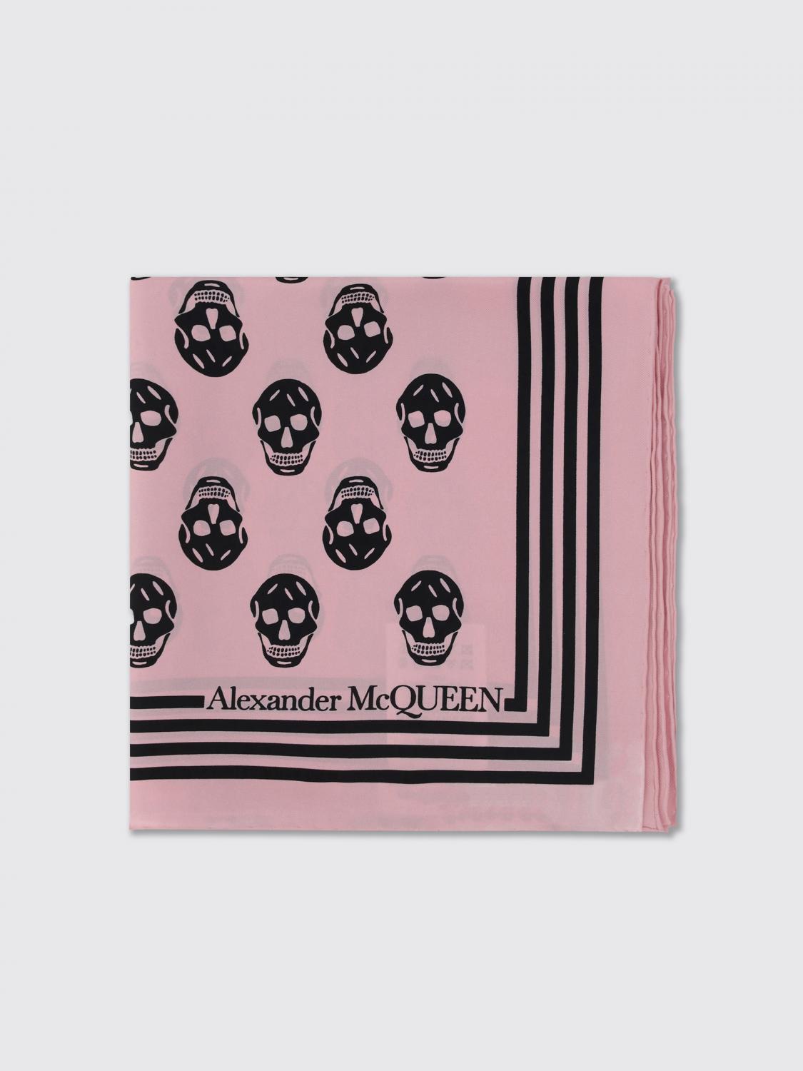 MCQUEEN FULAR: Bufanda mujer McQueen, Rosa - Img 1