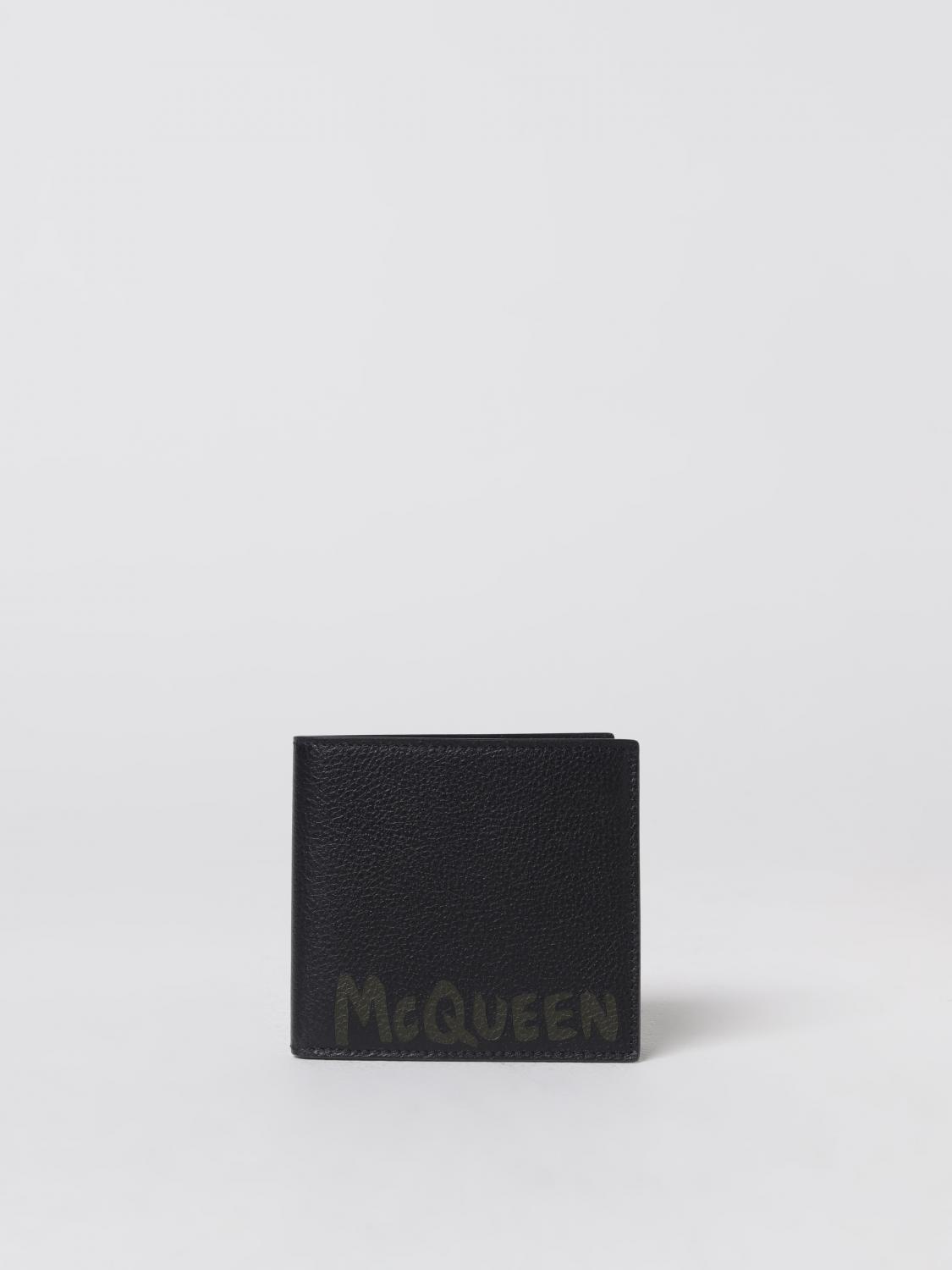 MCQUEEN WALLET: Wallet men McQueen, Black - Img 1