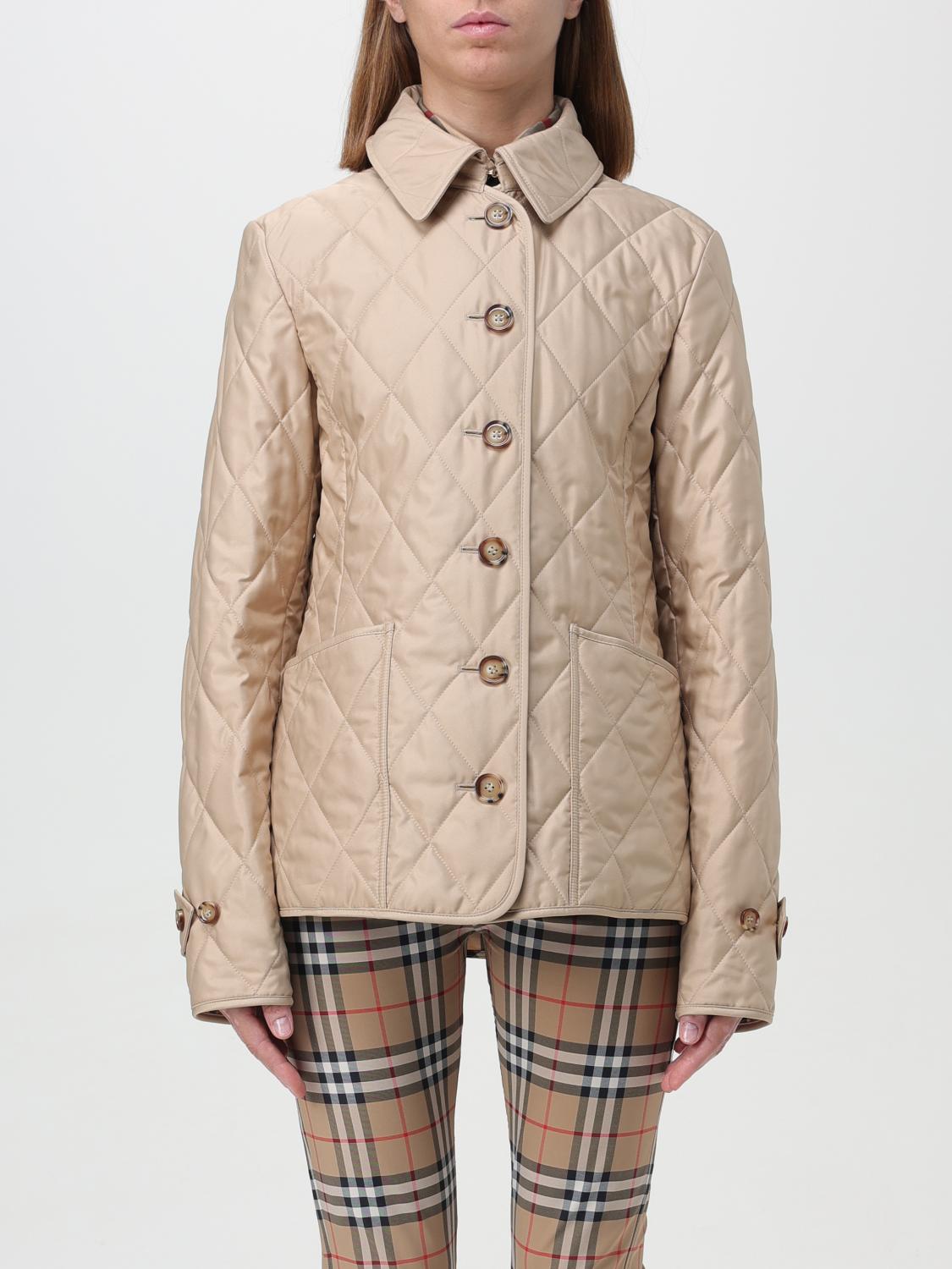 Burberry Jacket woman - Beige | 8049868 | GIGLIO.COM