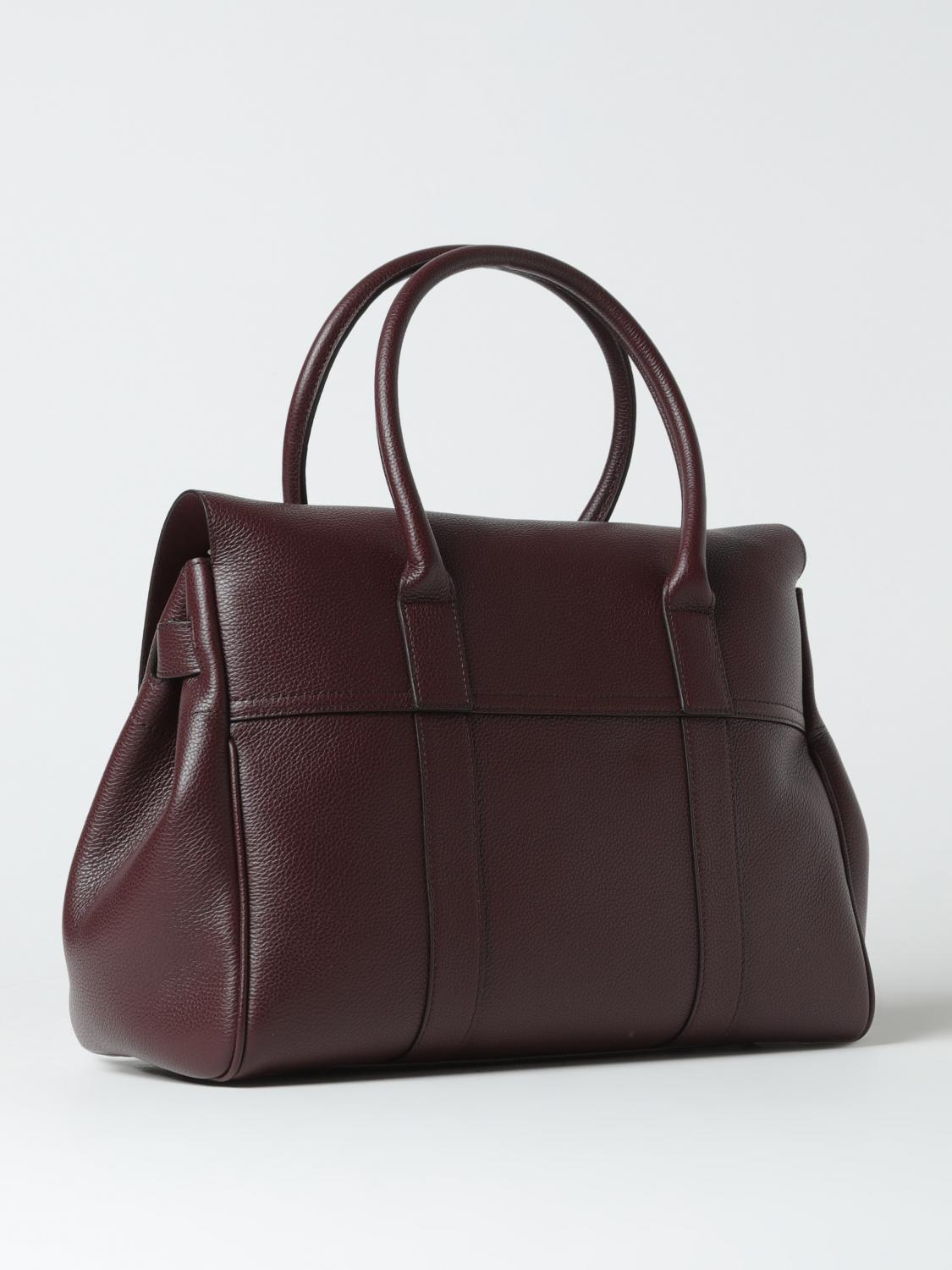MULBERRY BORSA A MANO: Borsa Bayswater Mulberry in pelle a micro grana, Marrone - Img 2
