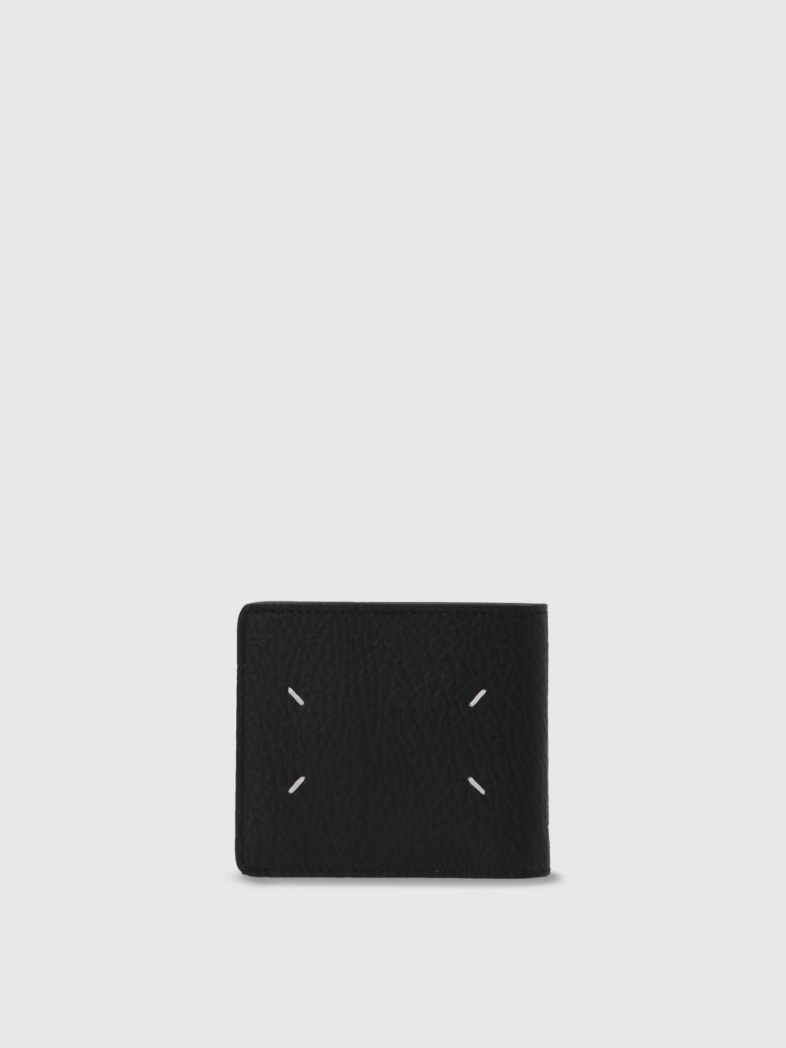 MAISON MARGIELA 財布: Maison Margiela グレインレザー ウォレット, ブラック - Img 3