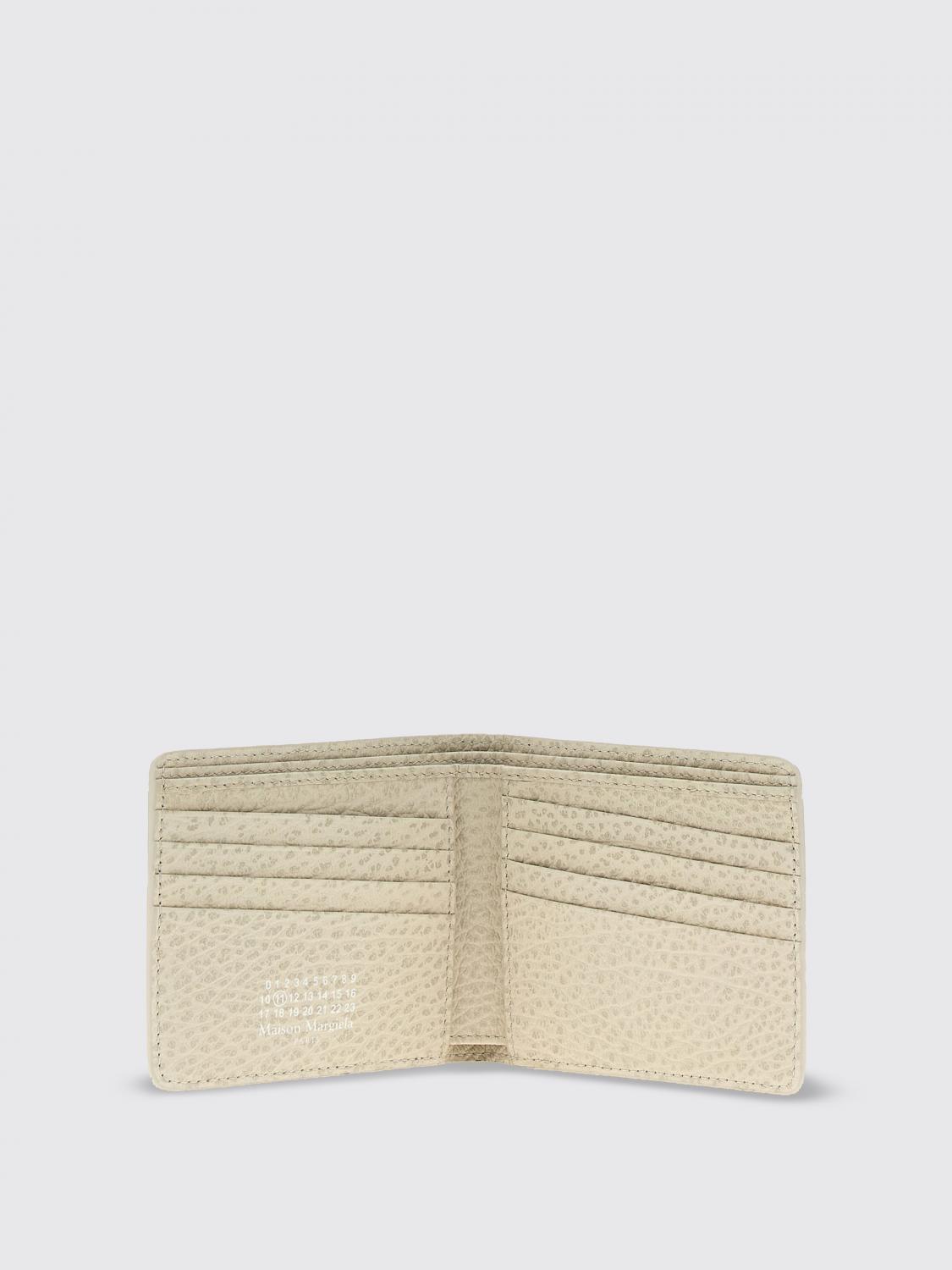 MAISON MARGIELA 지갑: Maison Margiela 그레인 가죽 지갑, 그레이 - Img 2