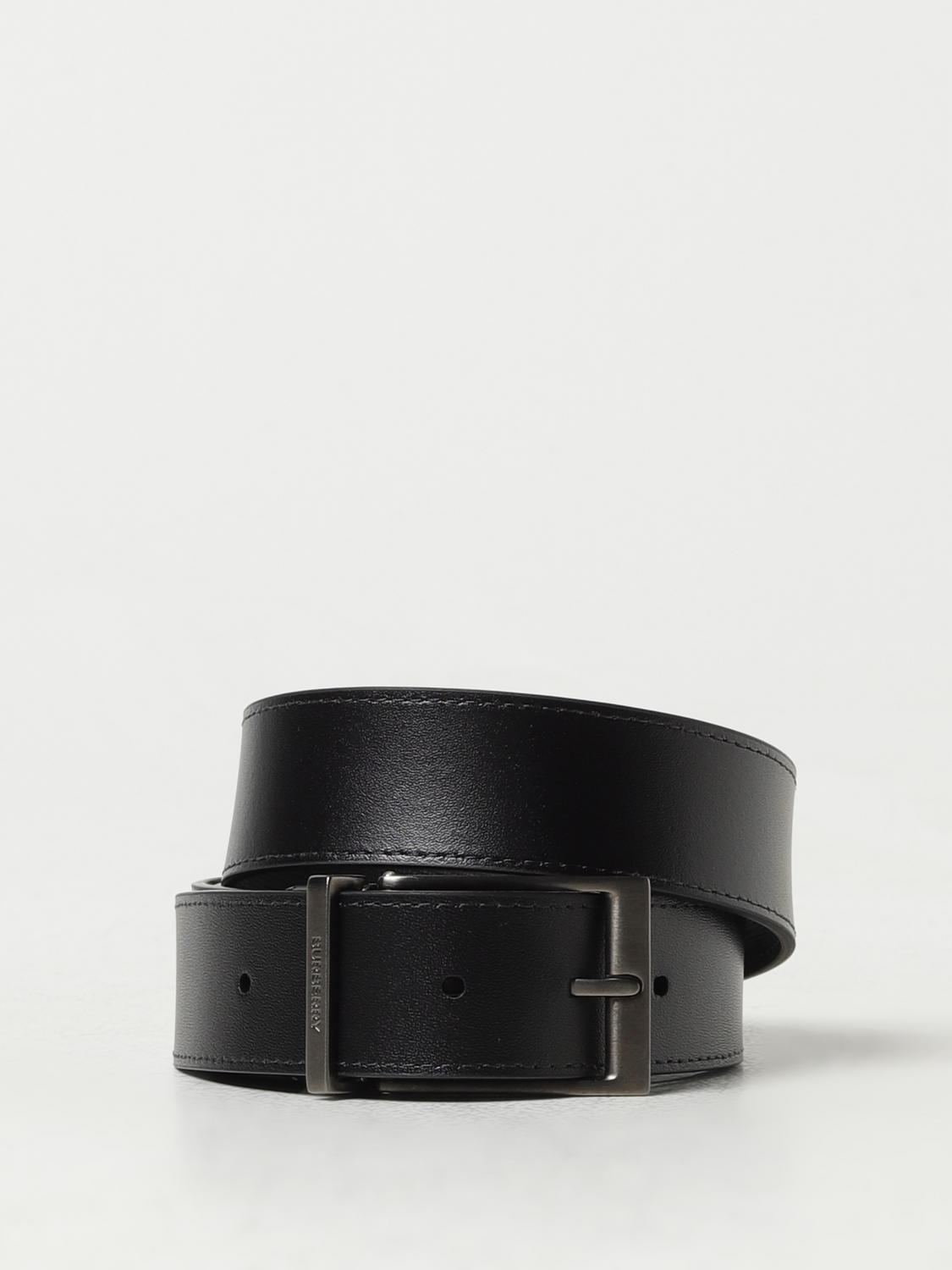 BURBERRY BELT: Belt men Burberry, Grey - Img 2