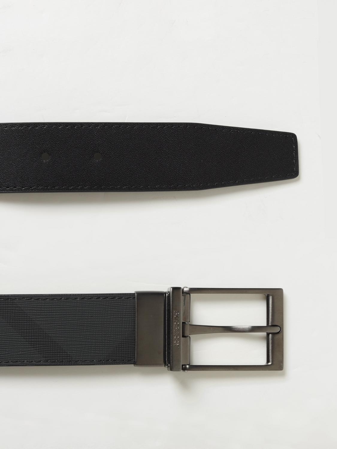 BURBERRY BELT: Belt men Burberry, Grey - Img 3
