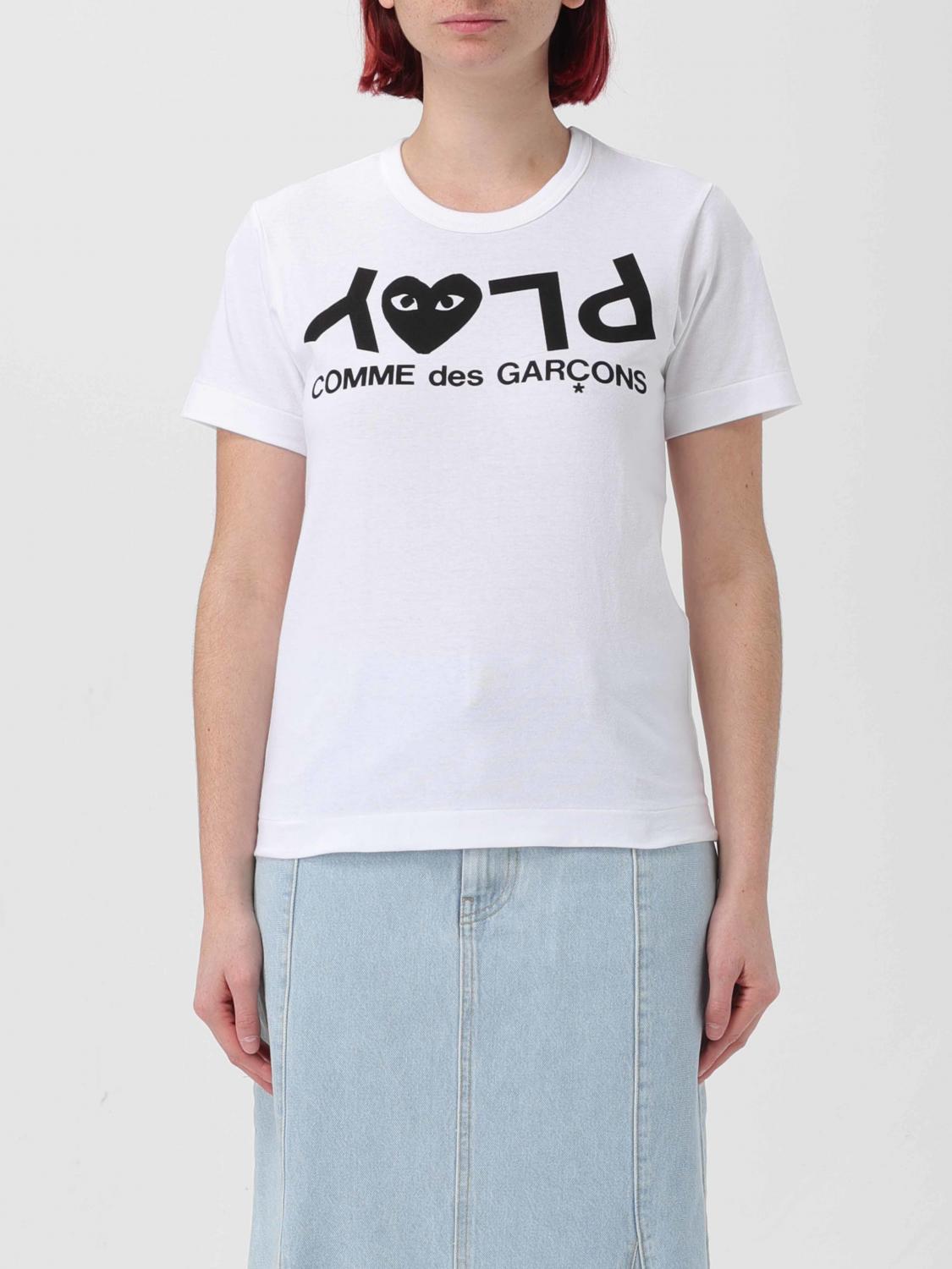 COMME DES GARCONS PLAY：Tシャツ レディース - ホワイト