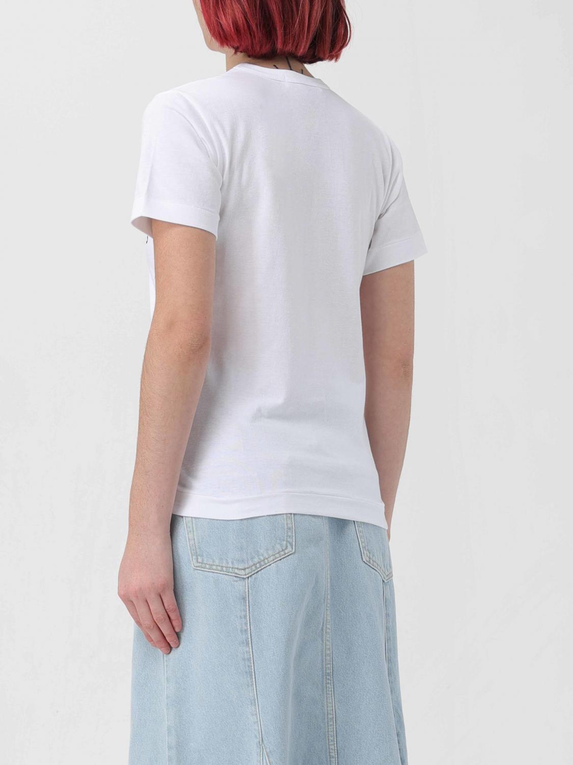 Comme Des Garçons Play Tシャツ レディース - ホワイト | P1T067