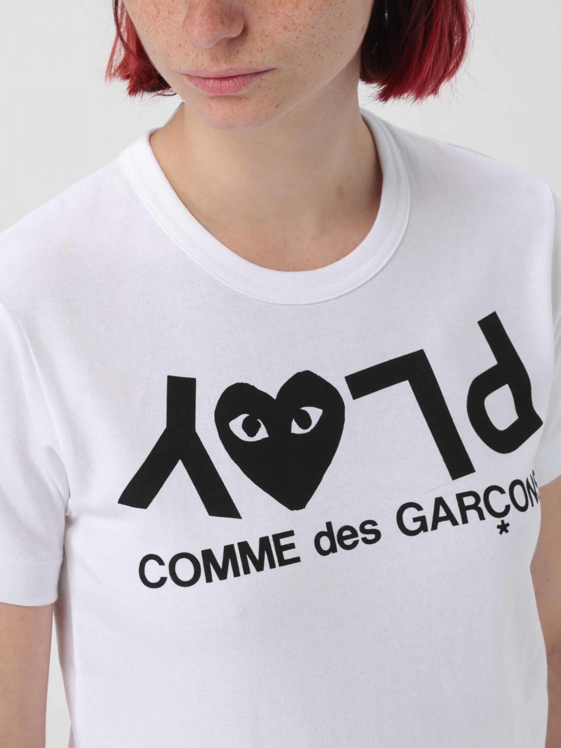 PLAY COMME des GARCONS ホワイトTシャツ PLAY COMME des GARÇONS: T-SHIRT (WHITE) | DSMG E-SHOP