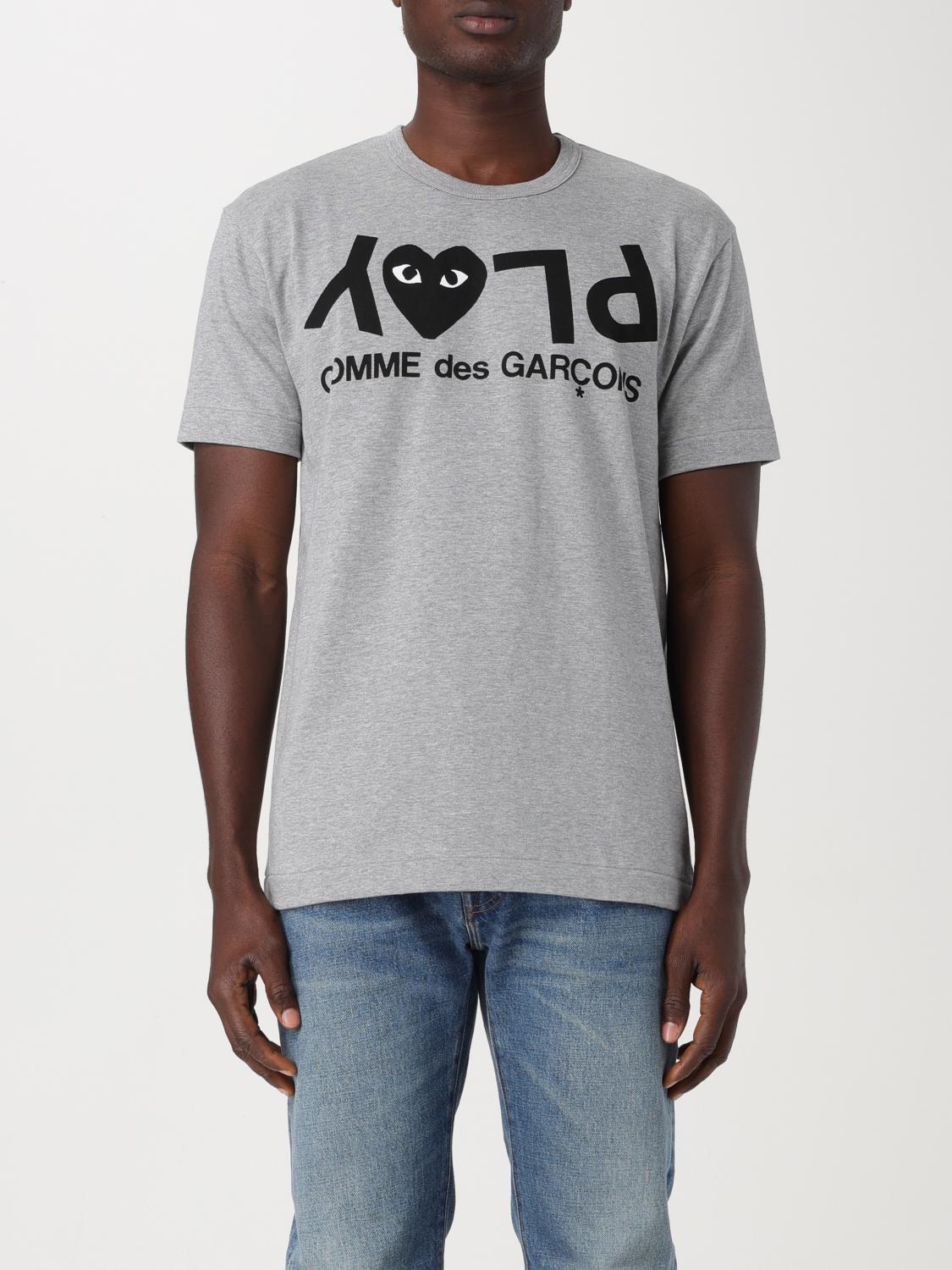 Comme Des Garçons Play Tシャツ メンズ - グレー | P1T082 | GIGLIO.COM