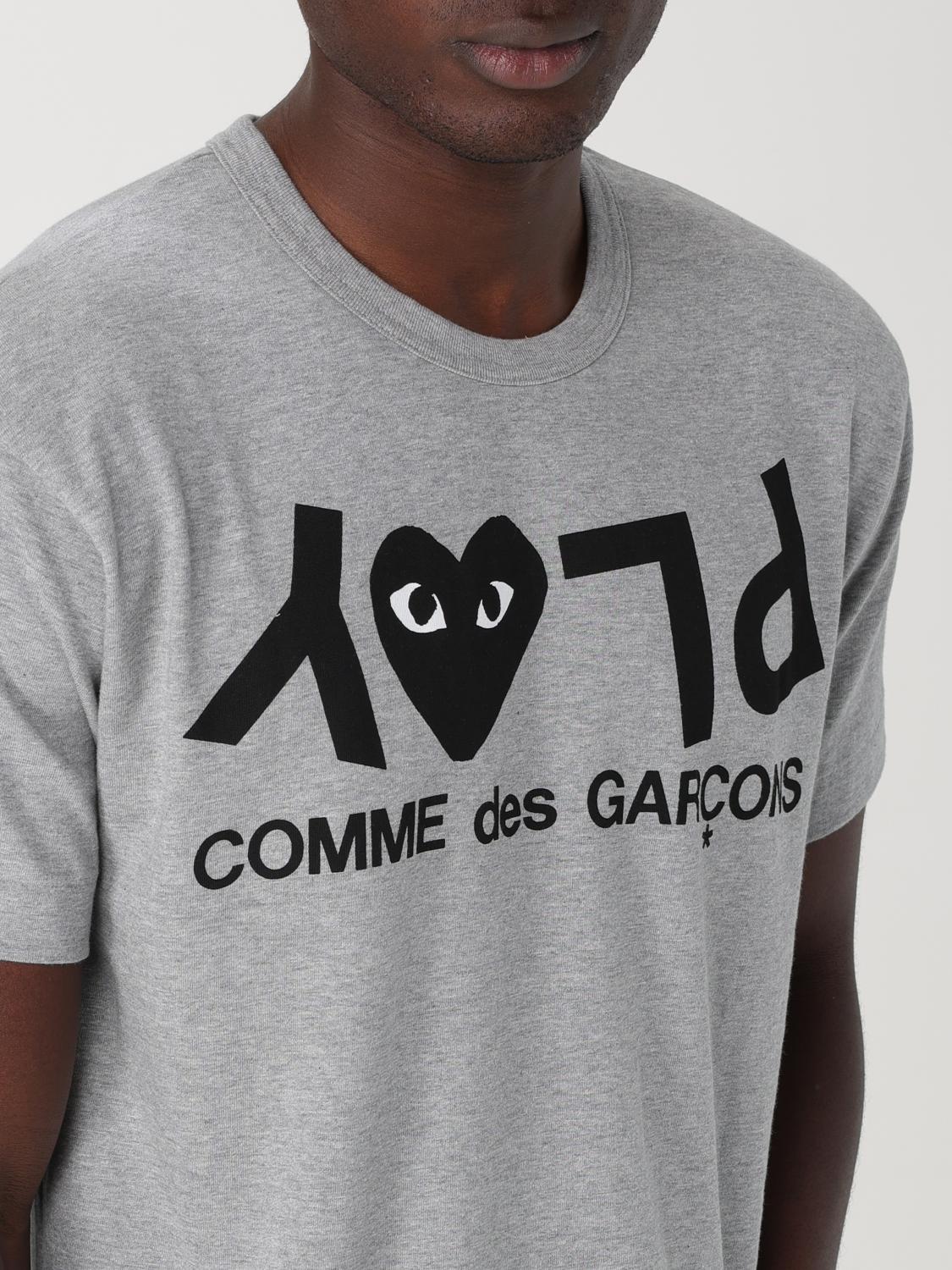 Comme Des Garçons Play Tシャツ メンズ - グレー | P1T082 | GIGLIO.COM