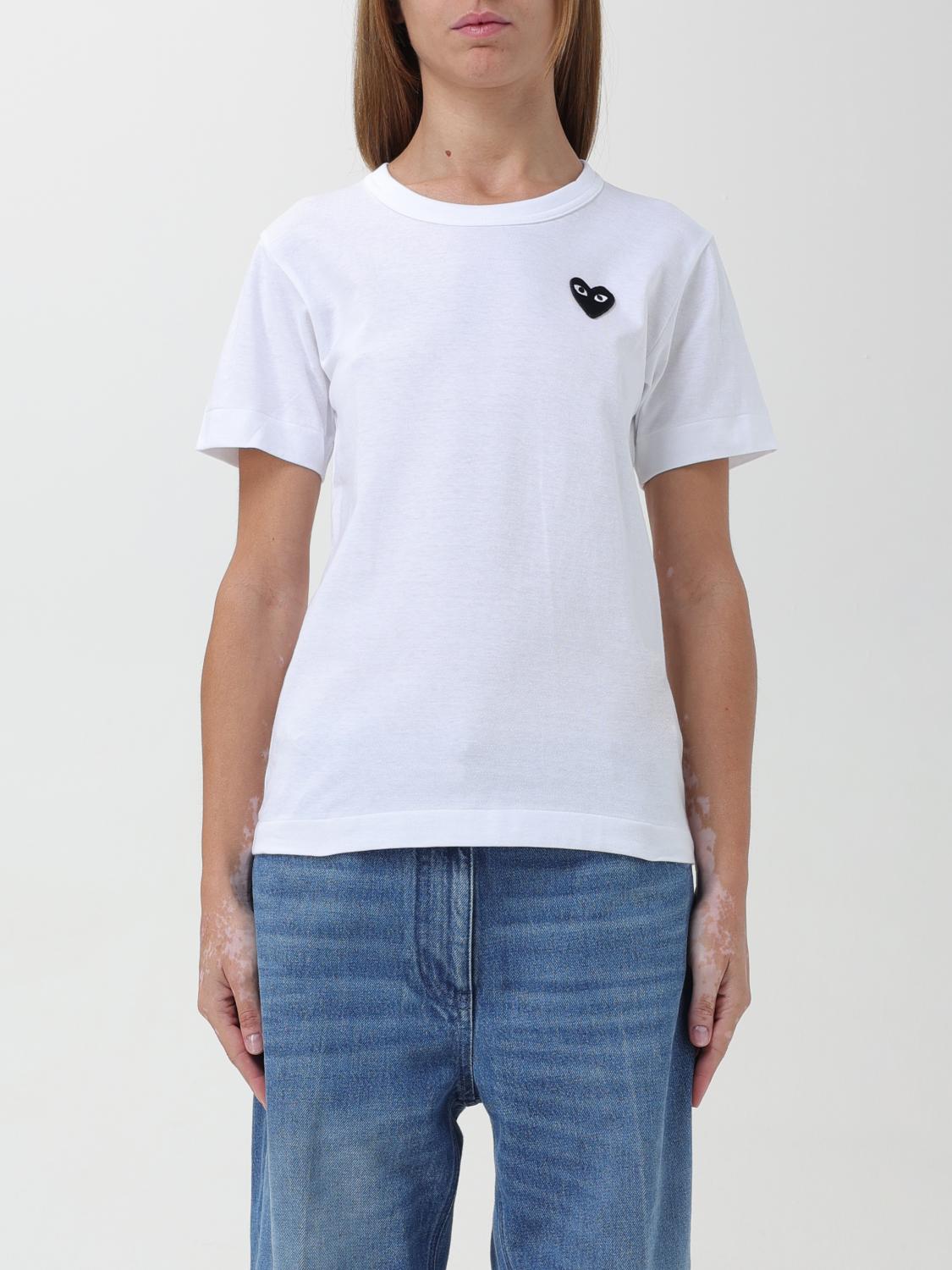 Comme Des Garçons Play Tシャツ レディース - ホワイト | P1T063