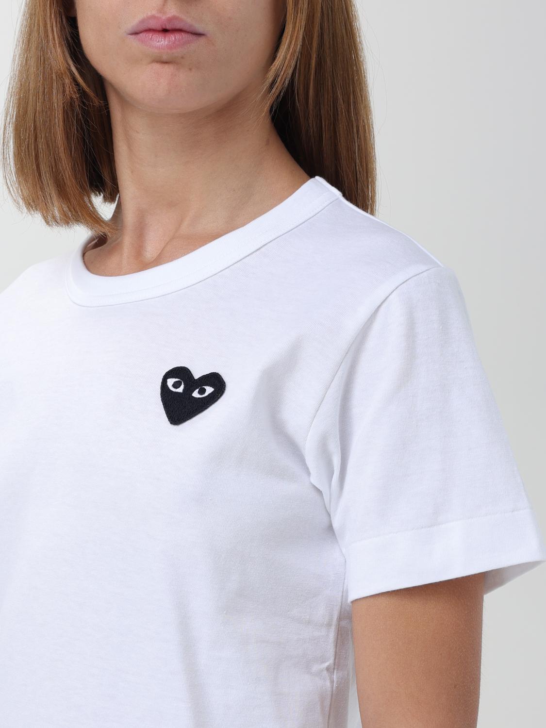 Comme Des Garçons Play Tシャツ レディース - ホワイト | P1T063