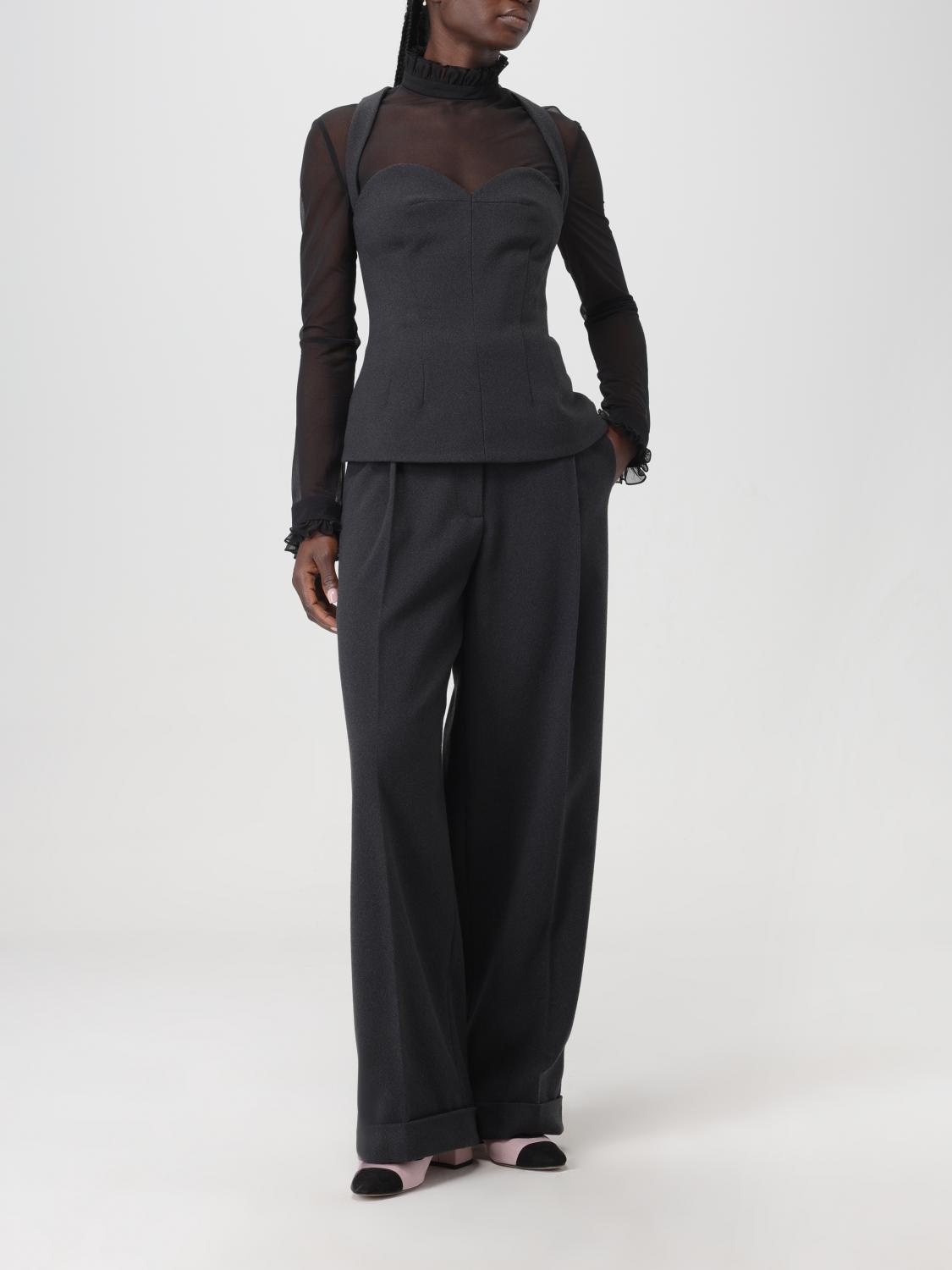 パンツ PHILOSOPHY DI LORENZO SERAFINI Woman Pants Grey 03027126 Philosophy Di Lorenzo Serafini Outlet: Pants woman - Grey