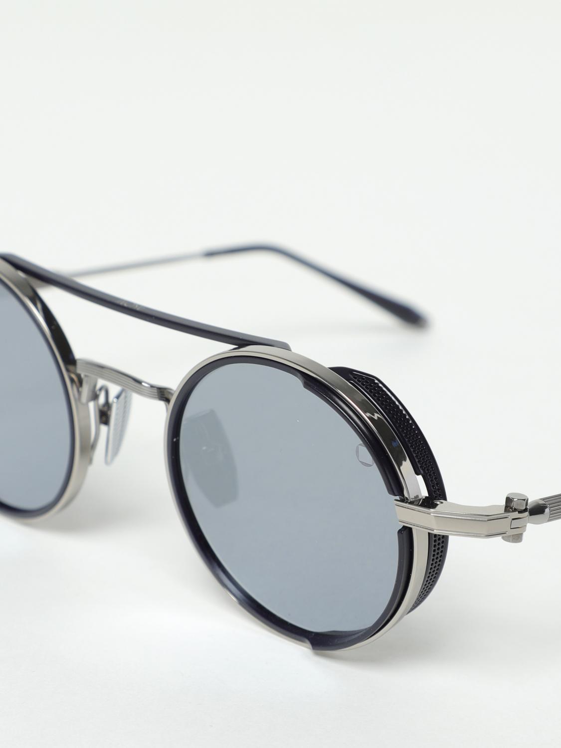 AKONI SUNGLASSES: Akoni Eris sunglasses in metal, Navy - Img 4
