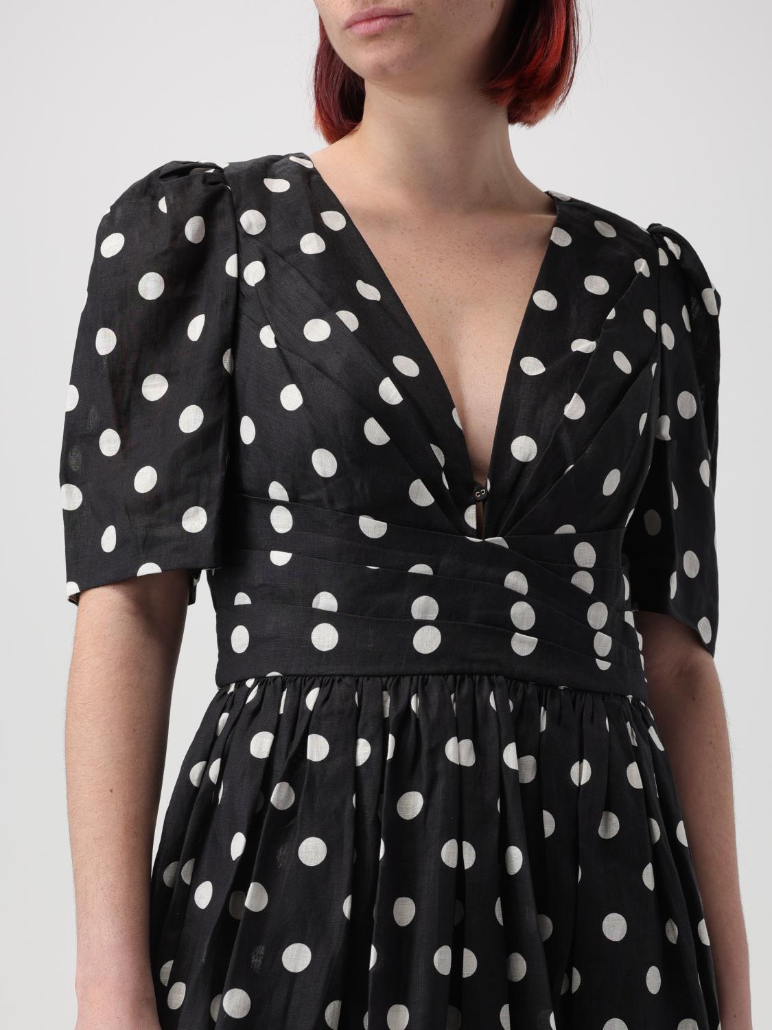 Zimmermann Dress woman - Black | 8891DRMAT | GIGLIO.COM