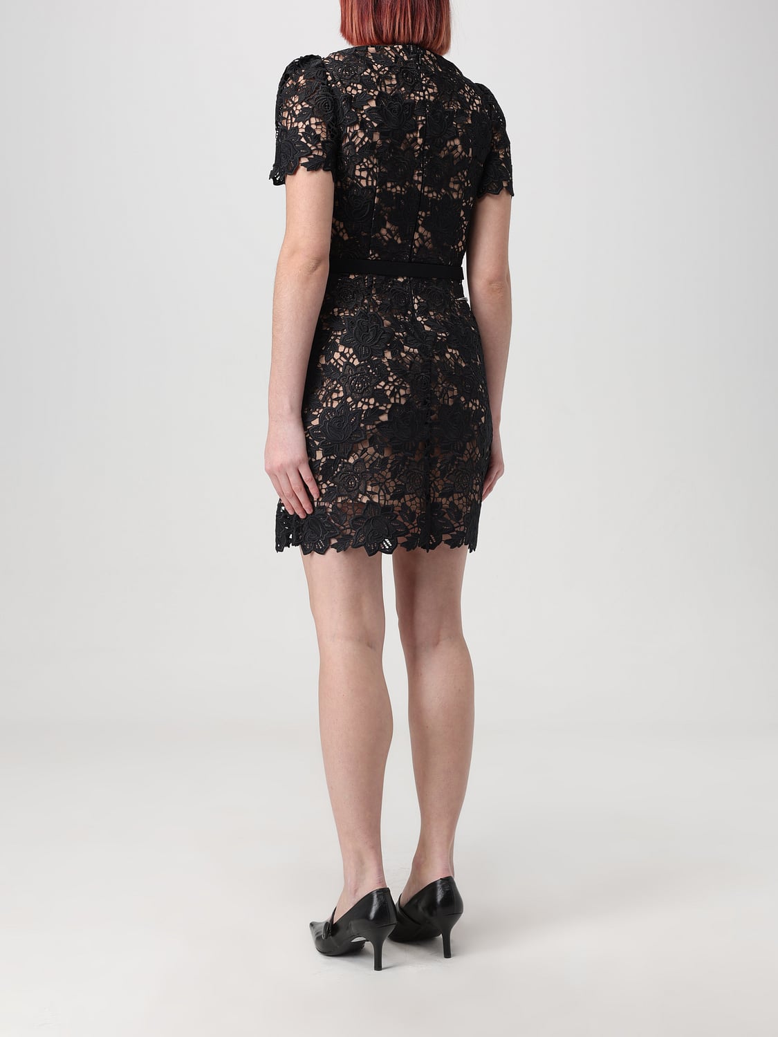 SELF-PORTRAIT VESTIDO: Vestido mujer Self-portrait, Negro - Img 2