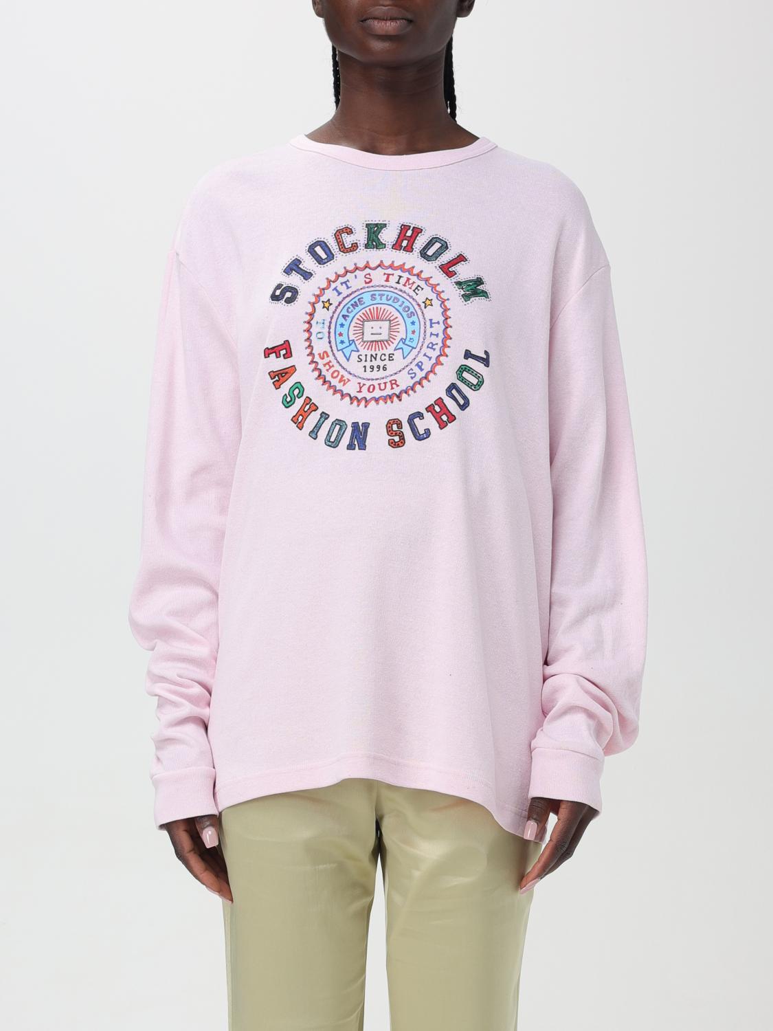人気ピンク Acne Studios 長袖 T シャツ S 人気ピンク Acne Studios