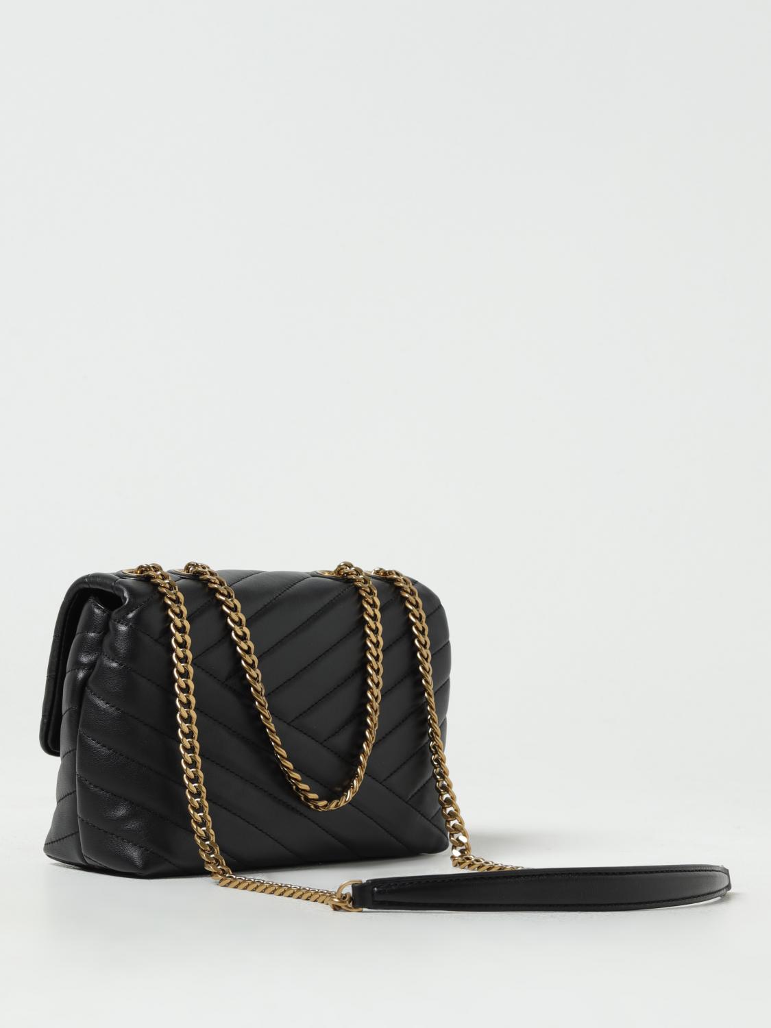 TORY BURCH BORSA A SPALLA: Borsa Kira Tory Burch in pelle trapuntata, Nero - Img 2