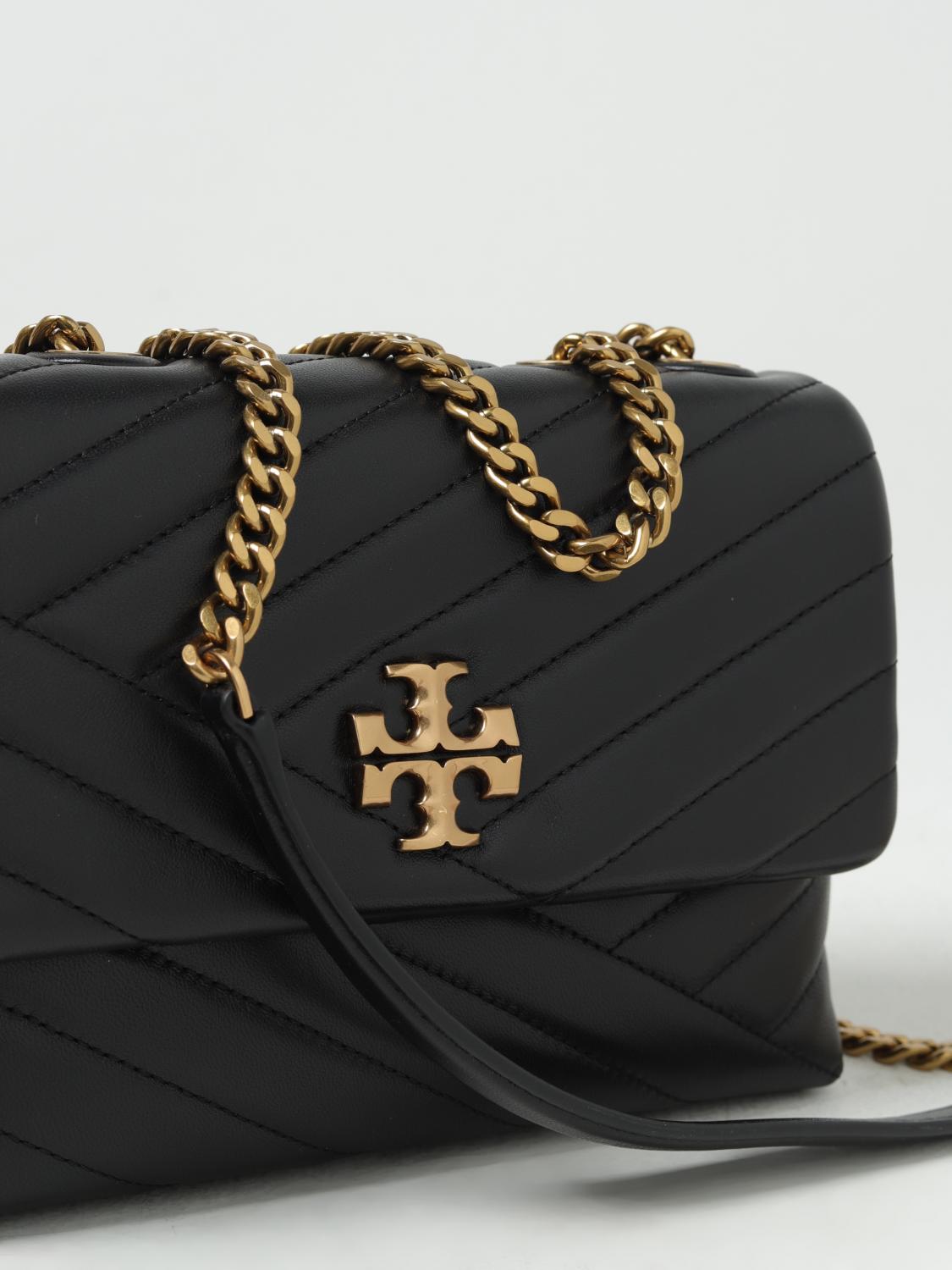 TORY BURCH BORSA A SPALLA: Borsa Kira Tory Burch in pelle trapuntata, Nero - Img 3
