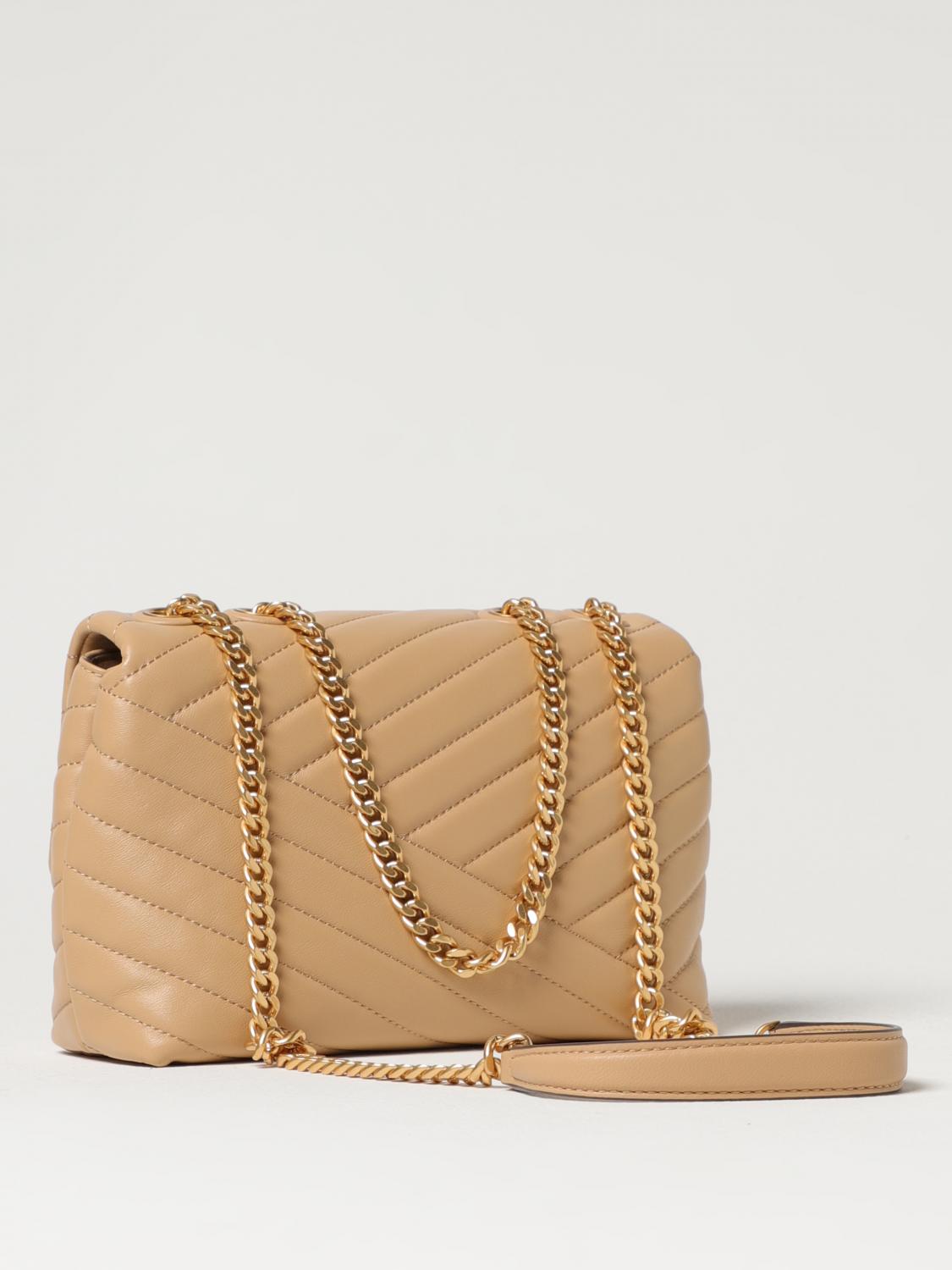 TORY BURCH BORSA A SPALLA: Borsa Kira Tory Burch in pelle trapuntata, Sabbia - Img 2