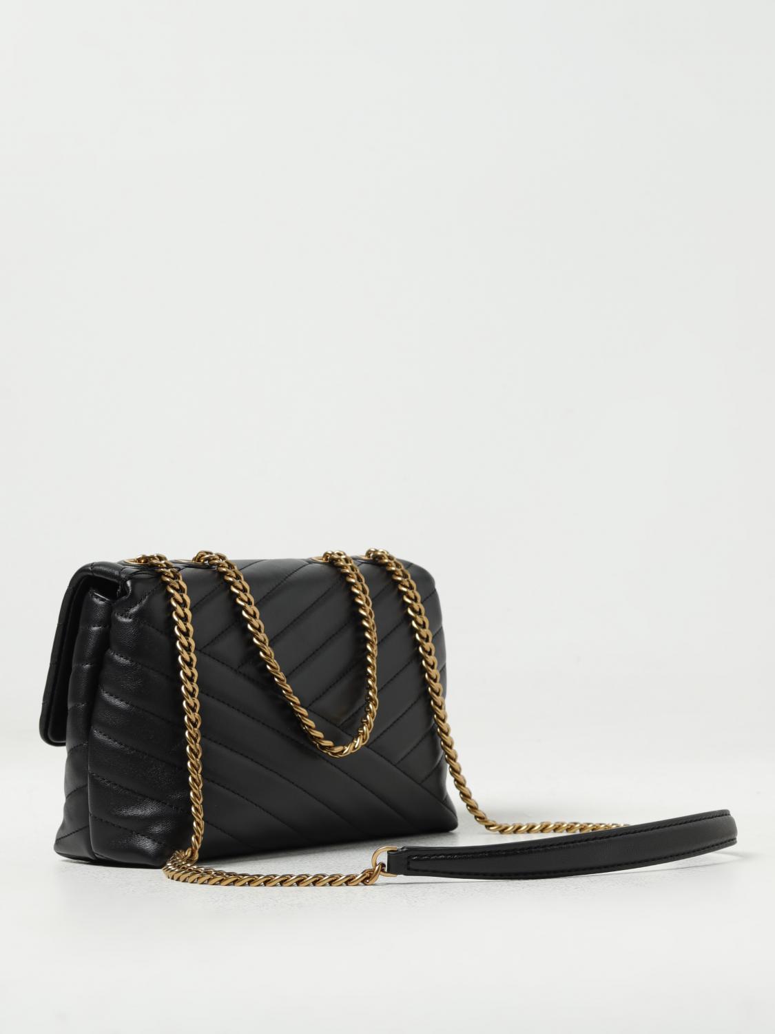 TORY BURCH BORSA A SPALLA: Borsa Kira Tory Burch in pelle trapuntata, Nero 1 - Img 2