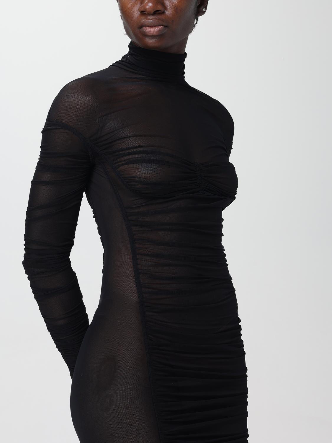 MUGLER KLEID: Kleid damen Mugler, Schwarz - Img 4