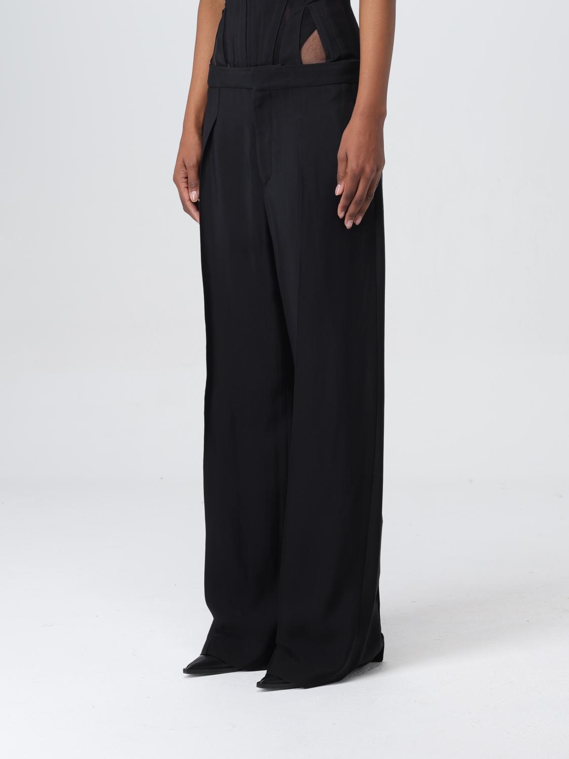 MUGLER: Pants woman - Black | Mugler pants 23W1PA0380182