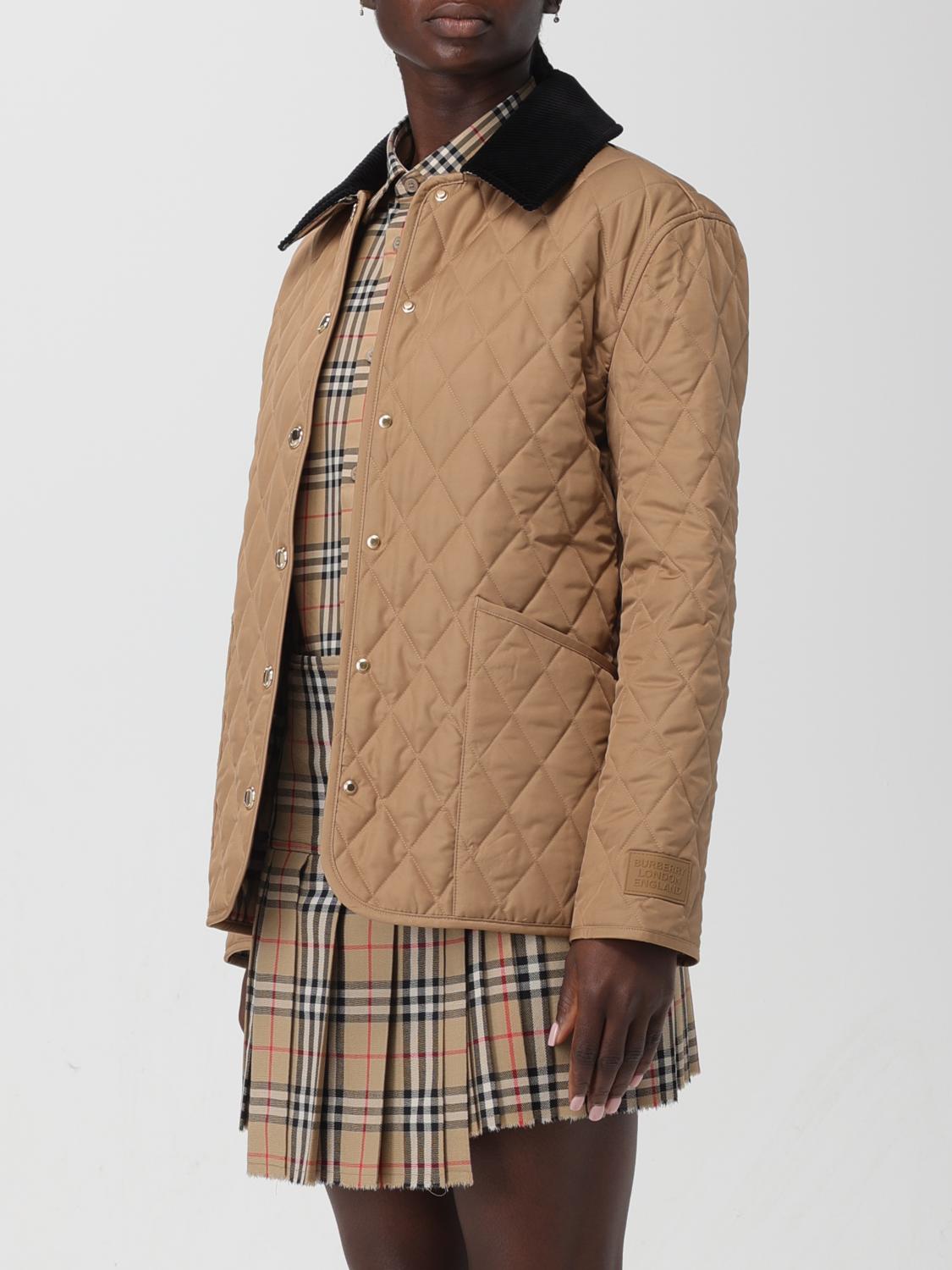 ジャケット BURBERRY Women Outer 8065108 A1420 CAMEL Brown BURBERRY: Jacket woman - Camel | Burberry jacket 8065108