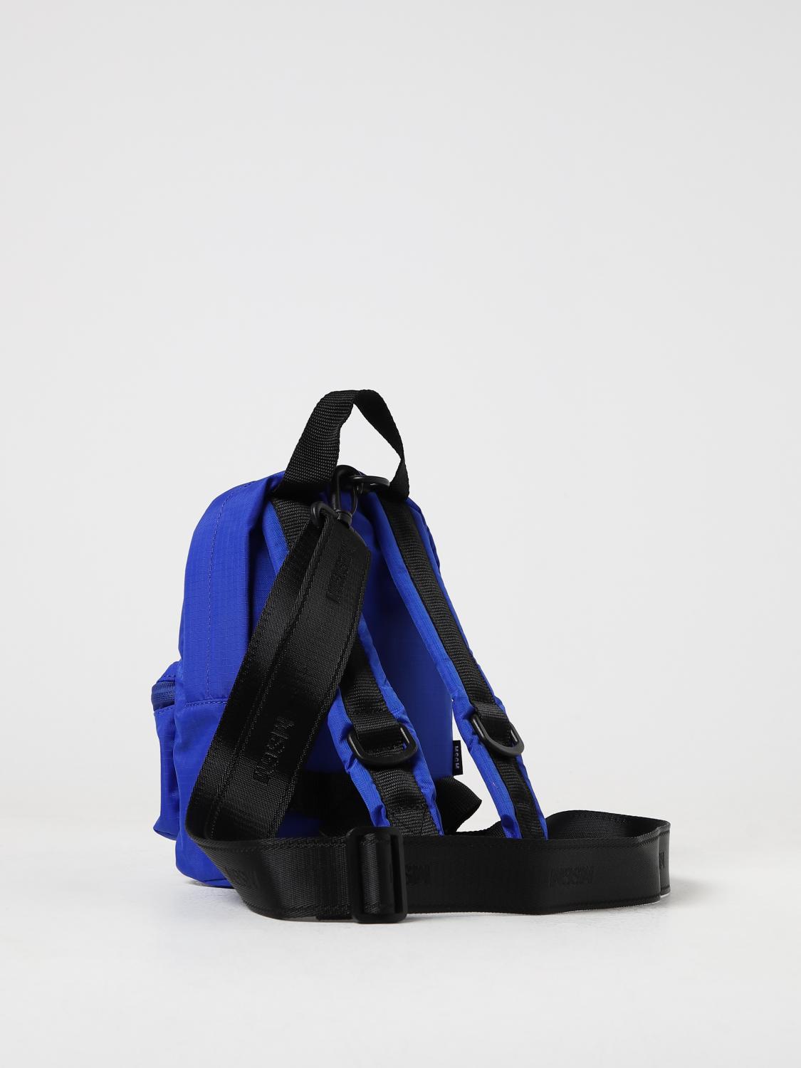 MSGM BACKPACK: MSGM backpack in nylon, Blue - Img 2
