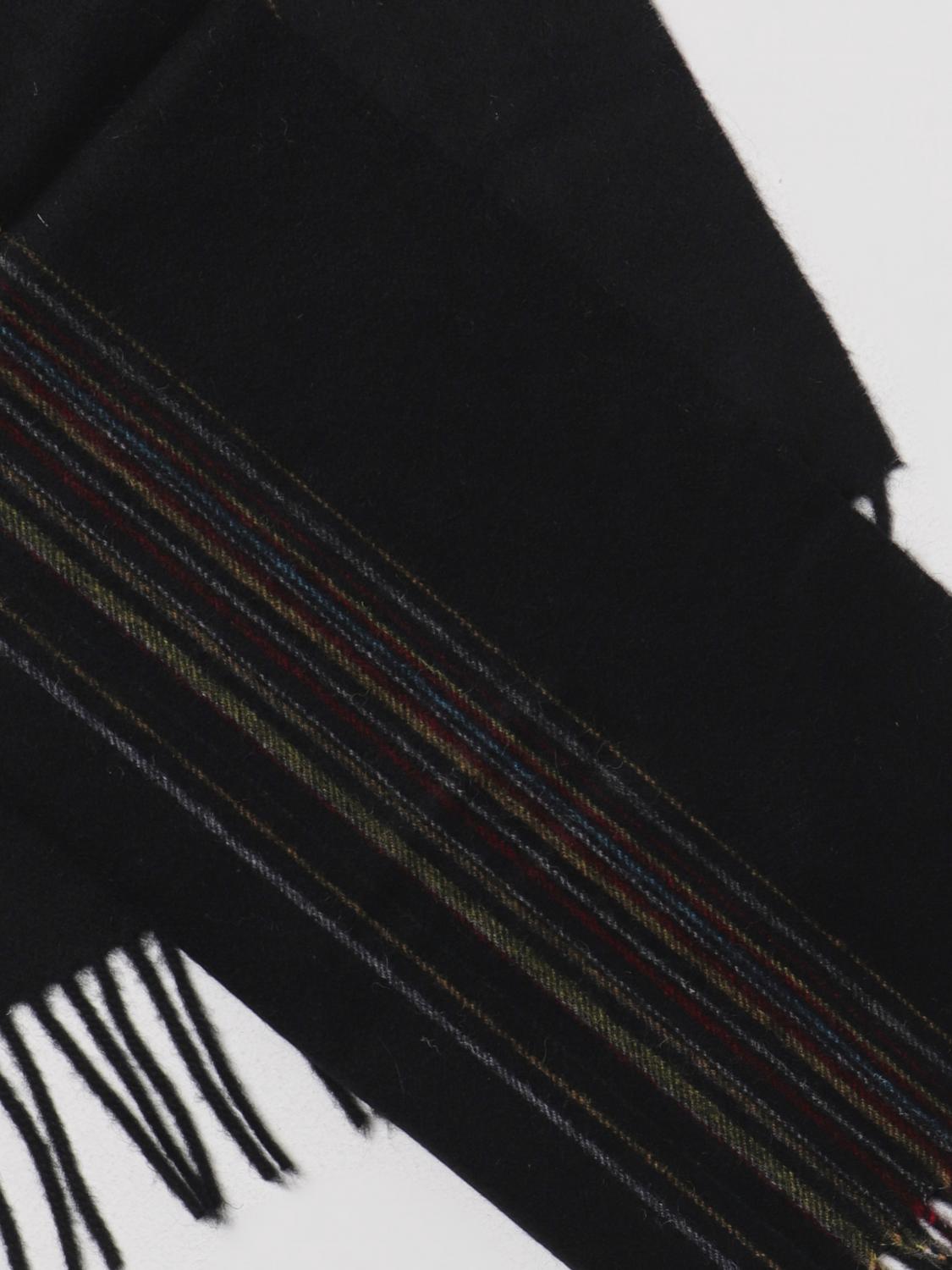 PAUL SMITH SCARF: Paul Smith wool blend scarf, Black - Img 3