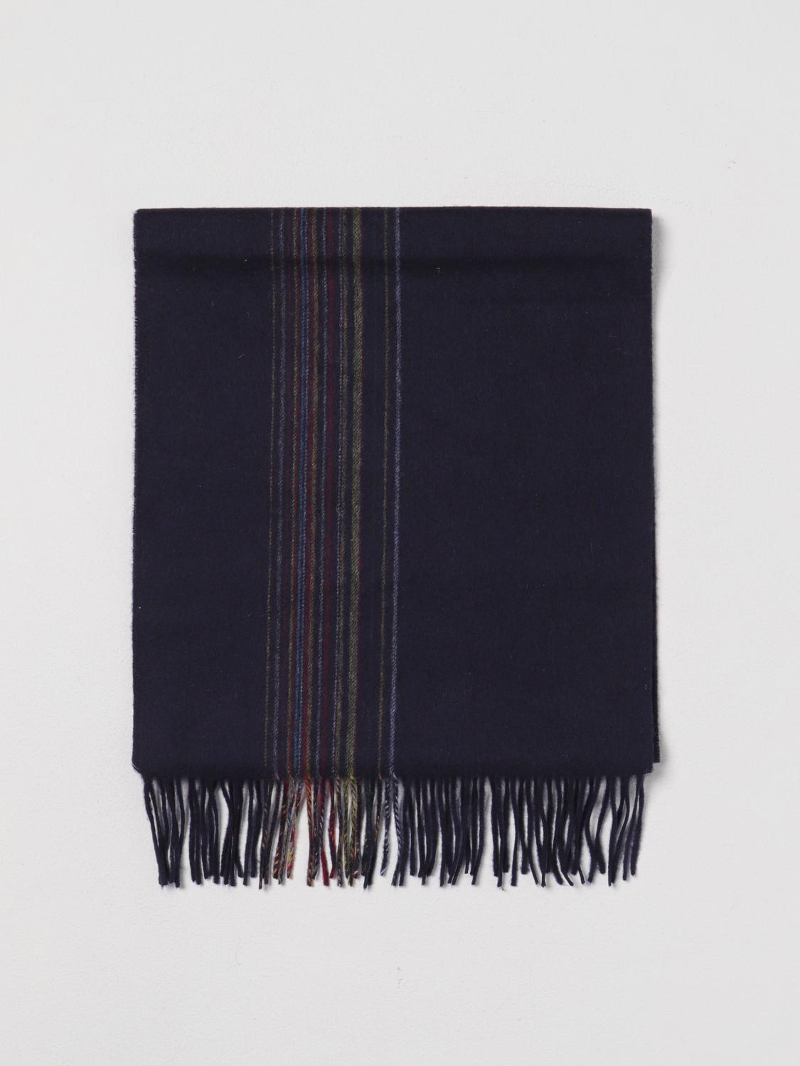 PAUL SMITH SCARF: Paul Smith wool blend scarf, Blue - Img 1