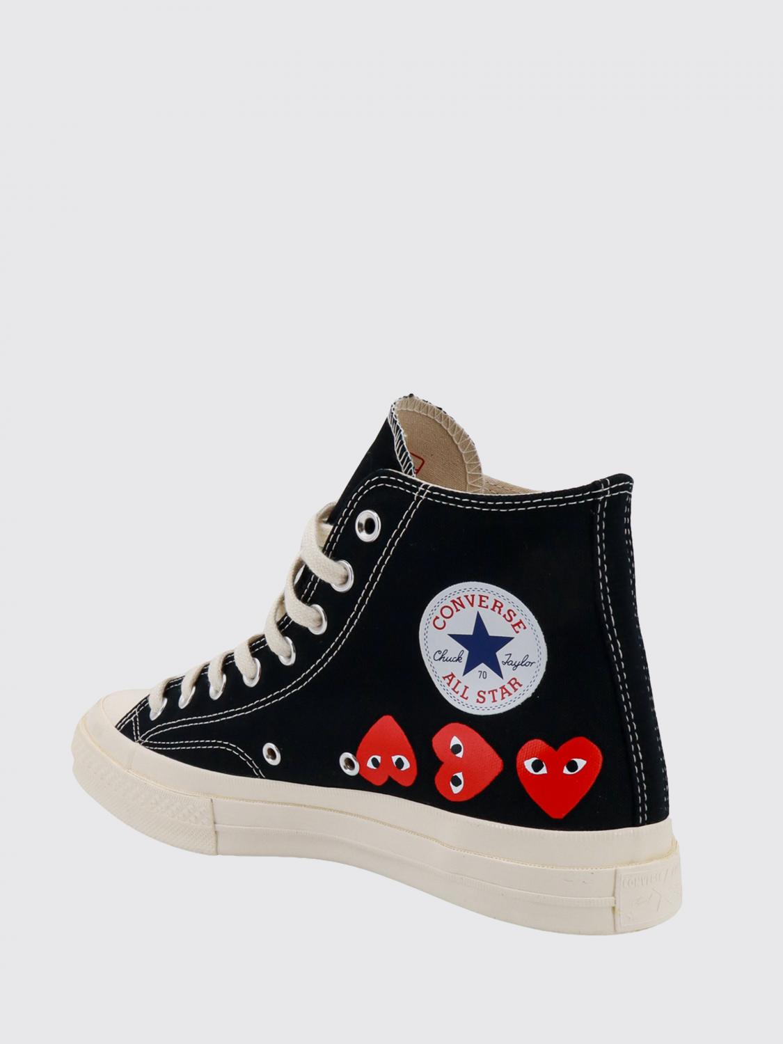 COMME DES GARÇONS PLAY SNEAKERS: Sneakers men Comme Des Garçons Play, Black - Img 3