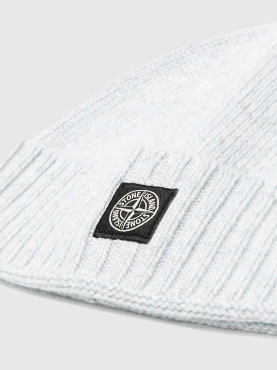 STONE ISLAND JUNIOR: Hat kids White Stone Island Junior hat