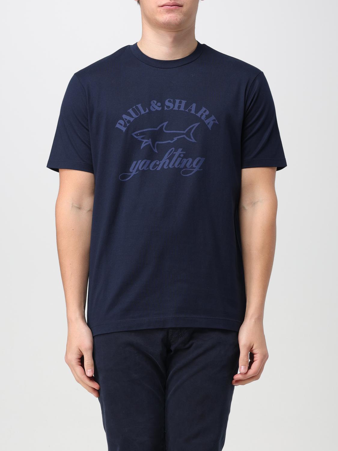 PAUL SHARK: Camiseta hombre Azul Oscuro Camiseta Paul