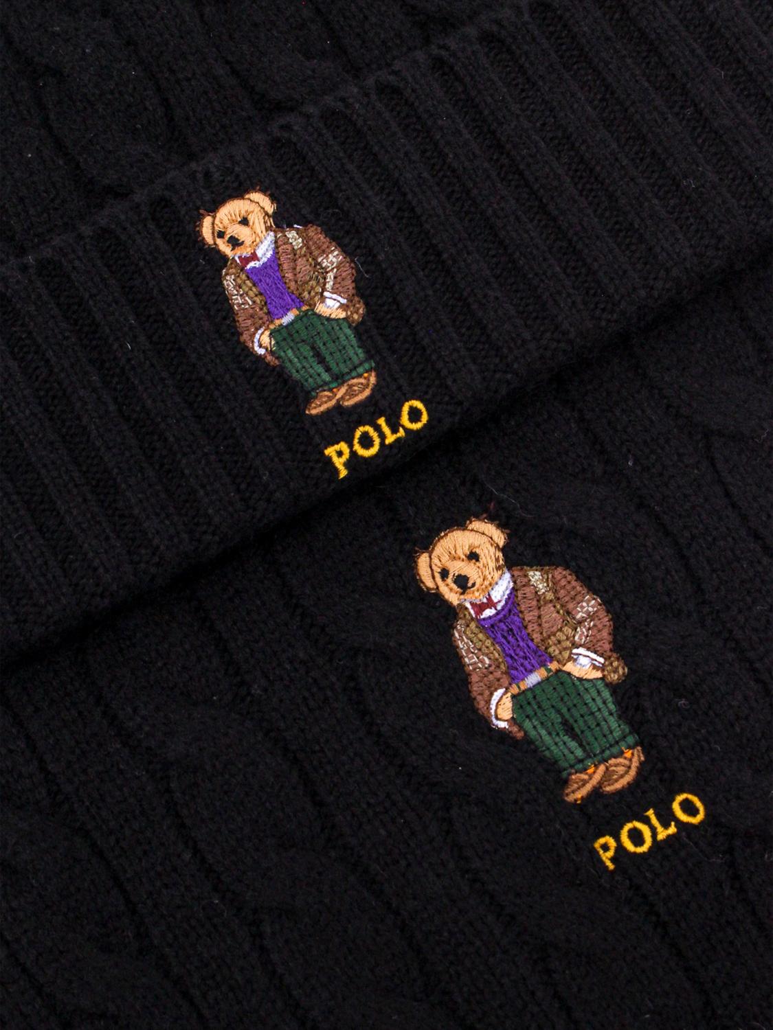 POLO RALPH LAUREN SCIARPA: Sciarpa uomo Polo Ralph Lauren, Nero - Img 2