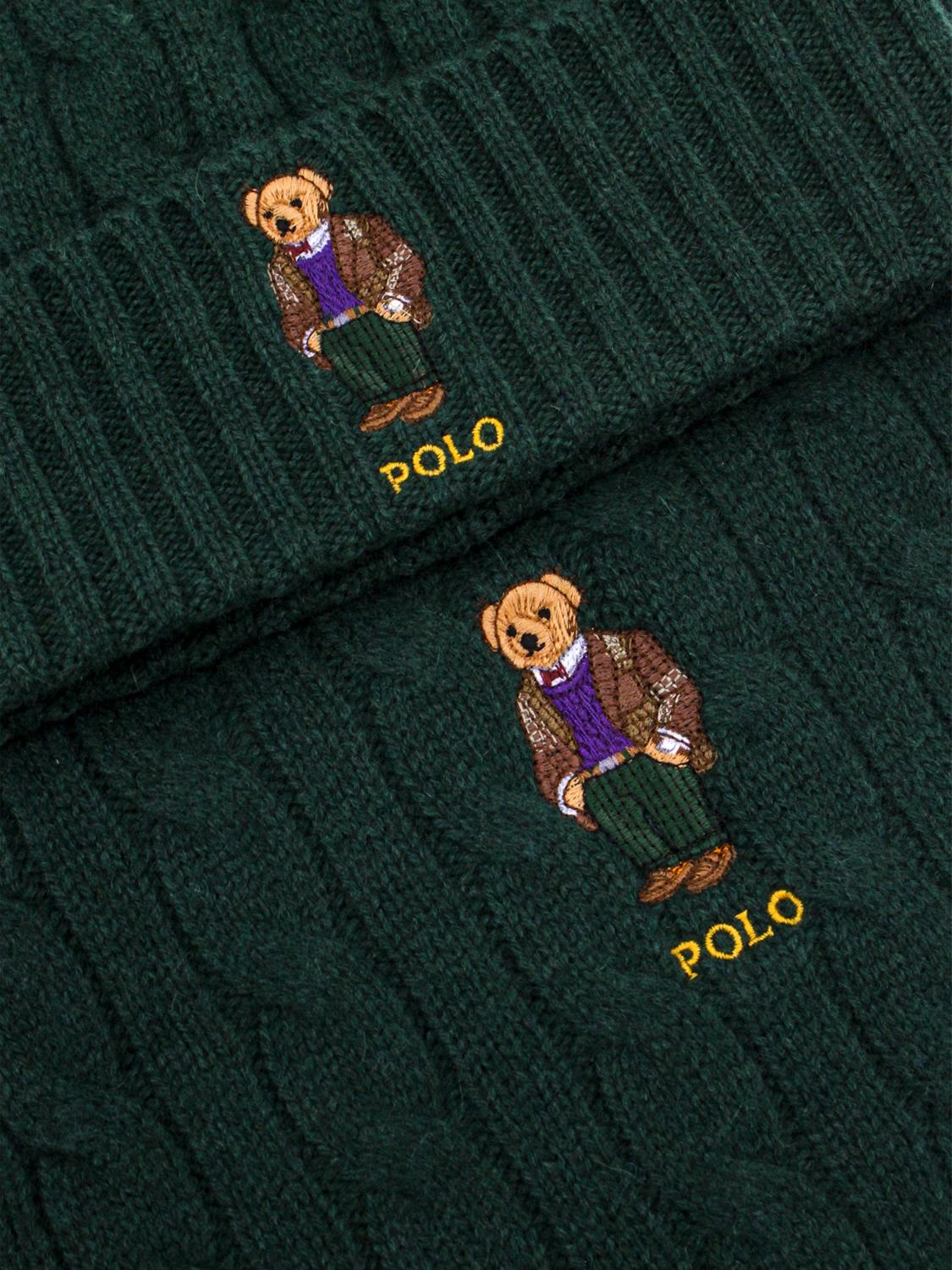 POLO RALPH LAUREN SCARF: Scarf men Polo Ralph Lauren, Green - Img 2