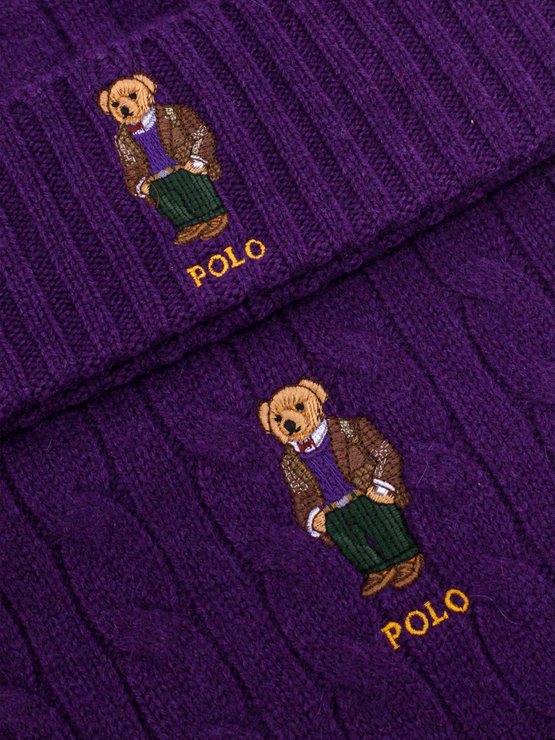 POLO RALPH LAUREN SCIARPA: Sciarpa uomo Polo Ralph Lauren, Viola - Img 2