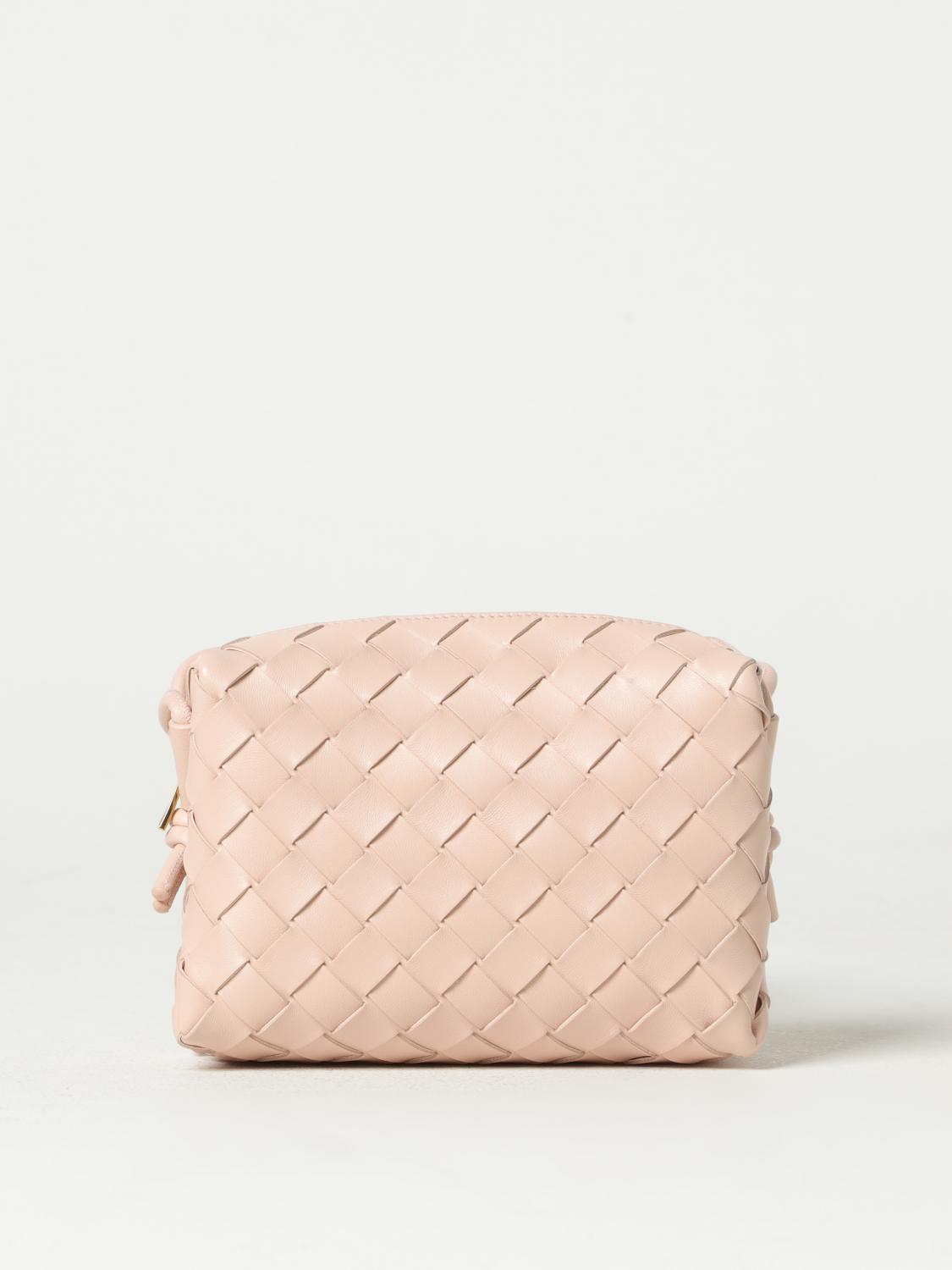Bottega Veneta Mini Loop bag in woven leather - Pink | 723547V1G11
