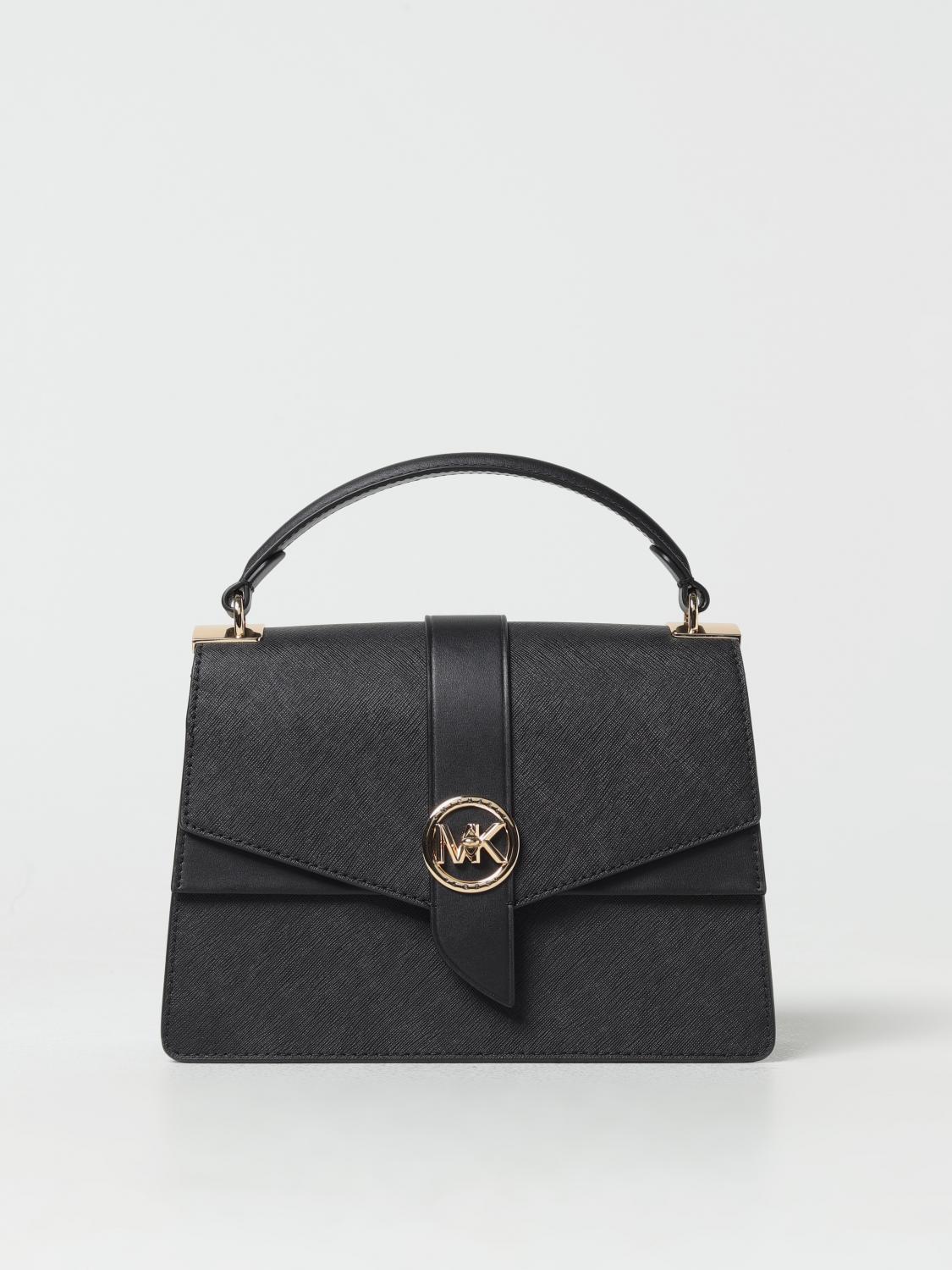 MICHAEL KORS: Greenwich bag in saffiano leather Black Michael