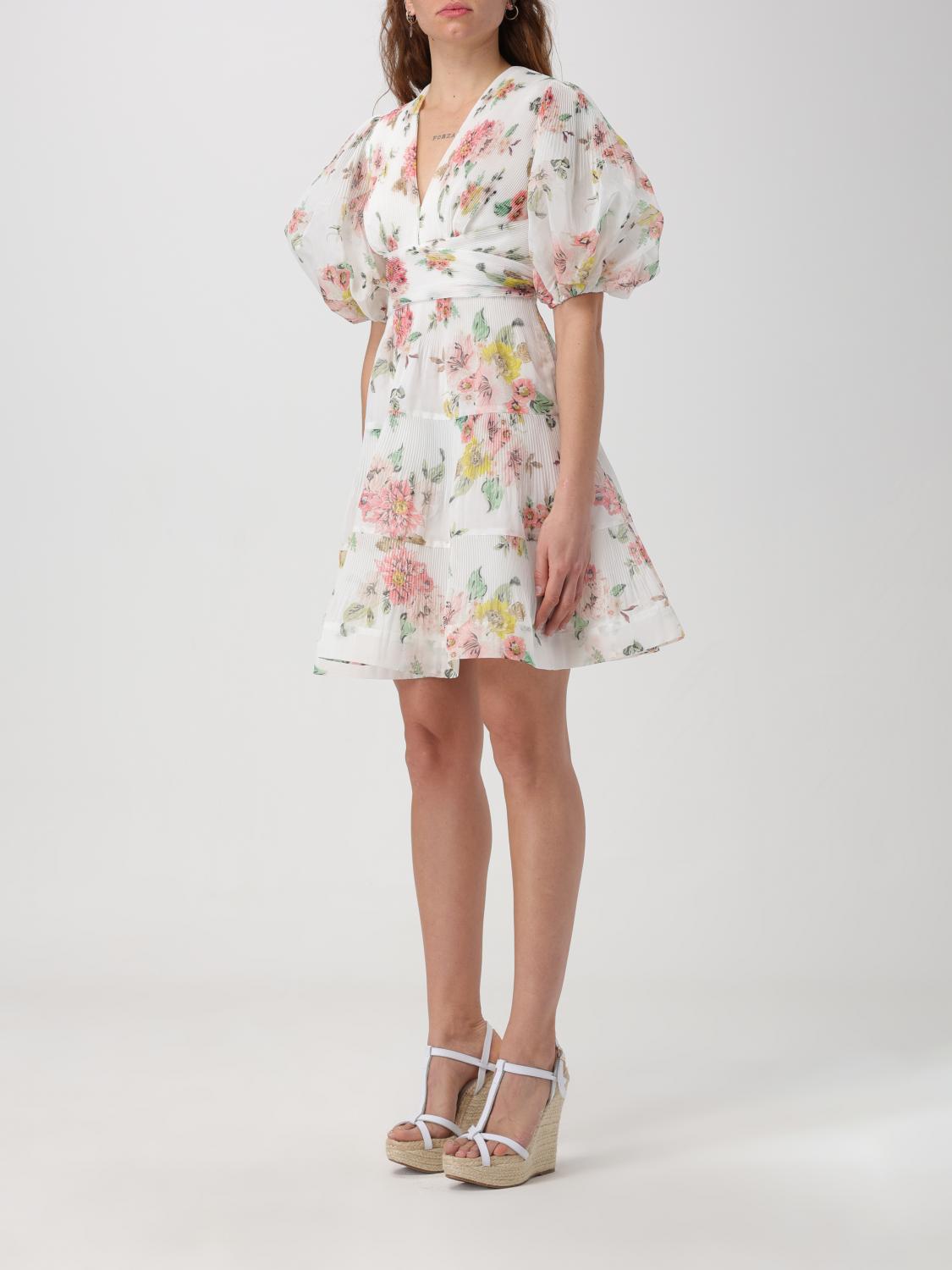 ZIMMERMANN 连衣裙: 连衣裙 女士 Zimmermann, 珊瑚色 - Img 3
