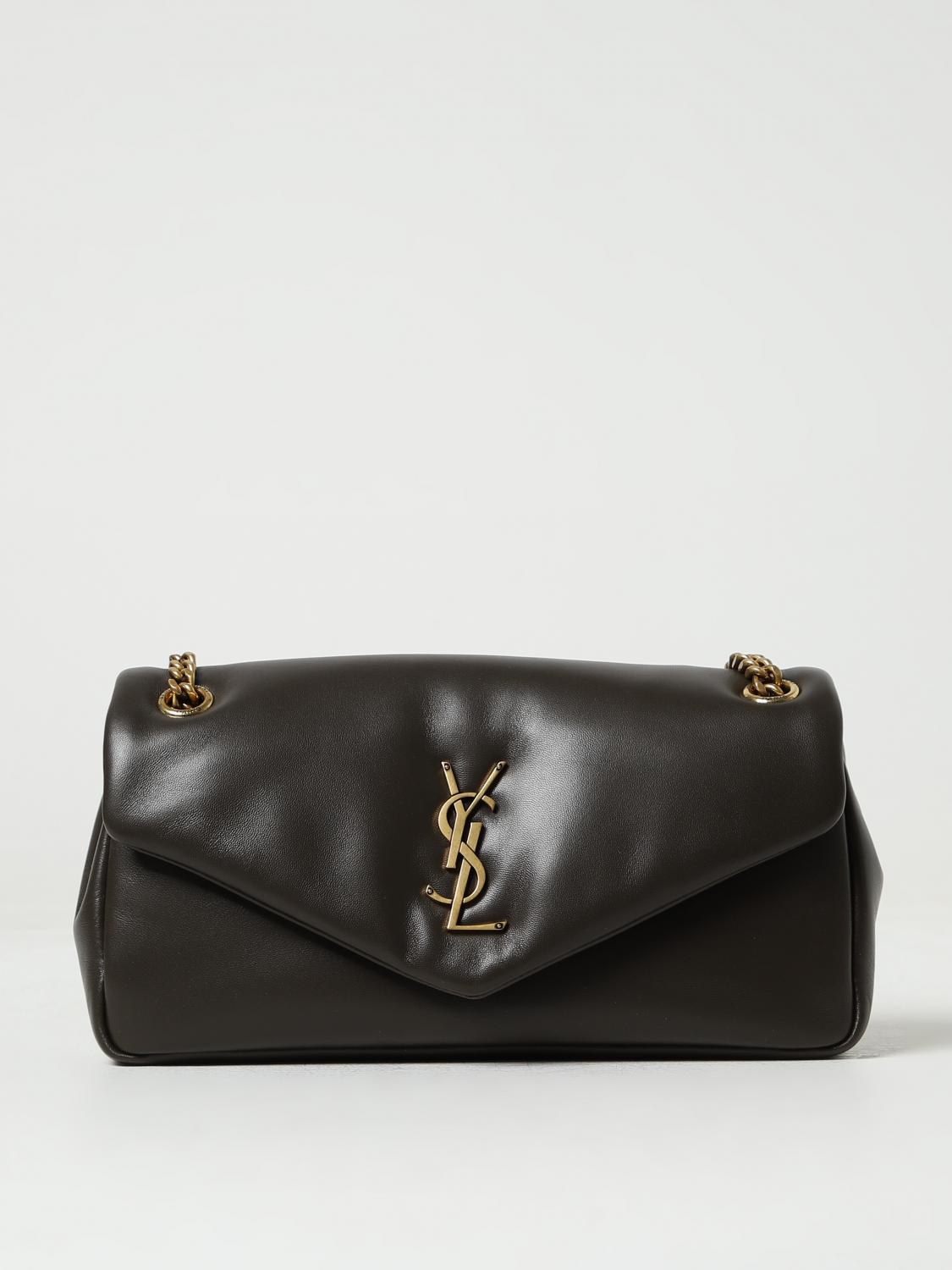 SAINT LAURENT: Shoulder bag woman - Moss Green | Saint