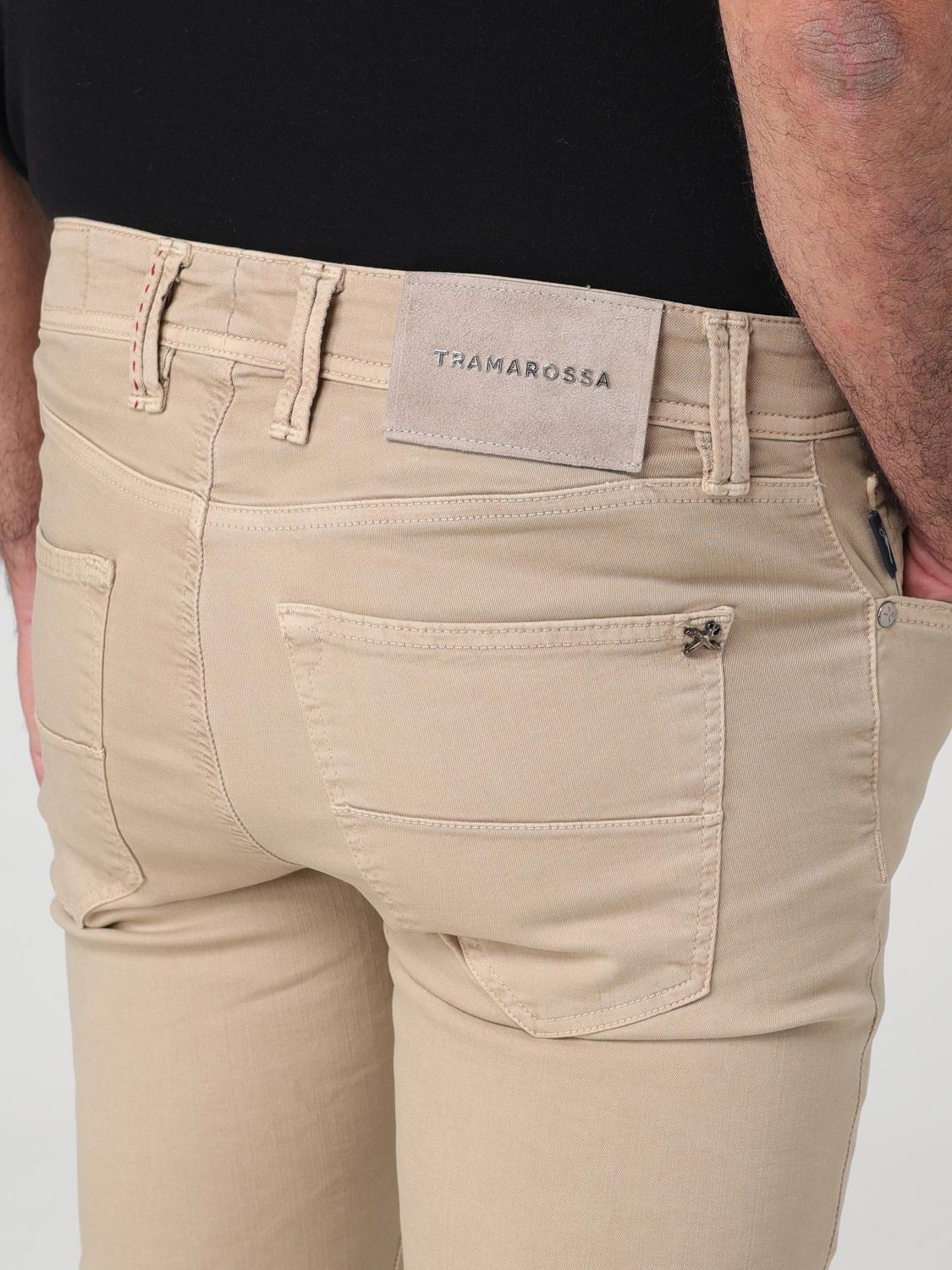 TRAMAROSSA JEANS: Jeans hombre Tramarossa, Beige - Img 3