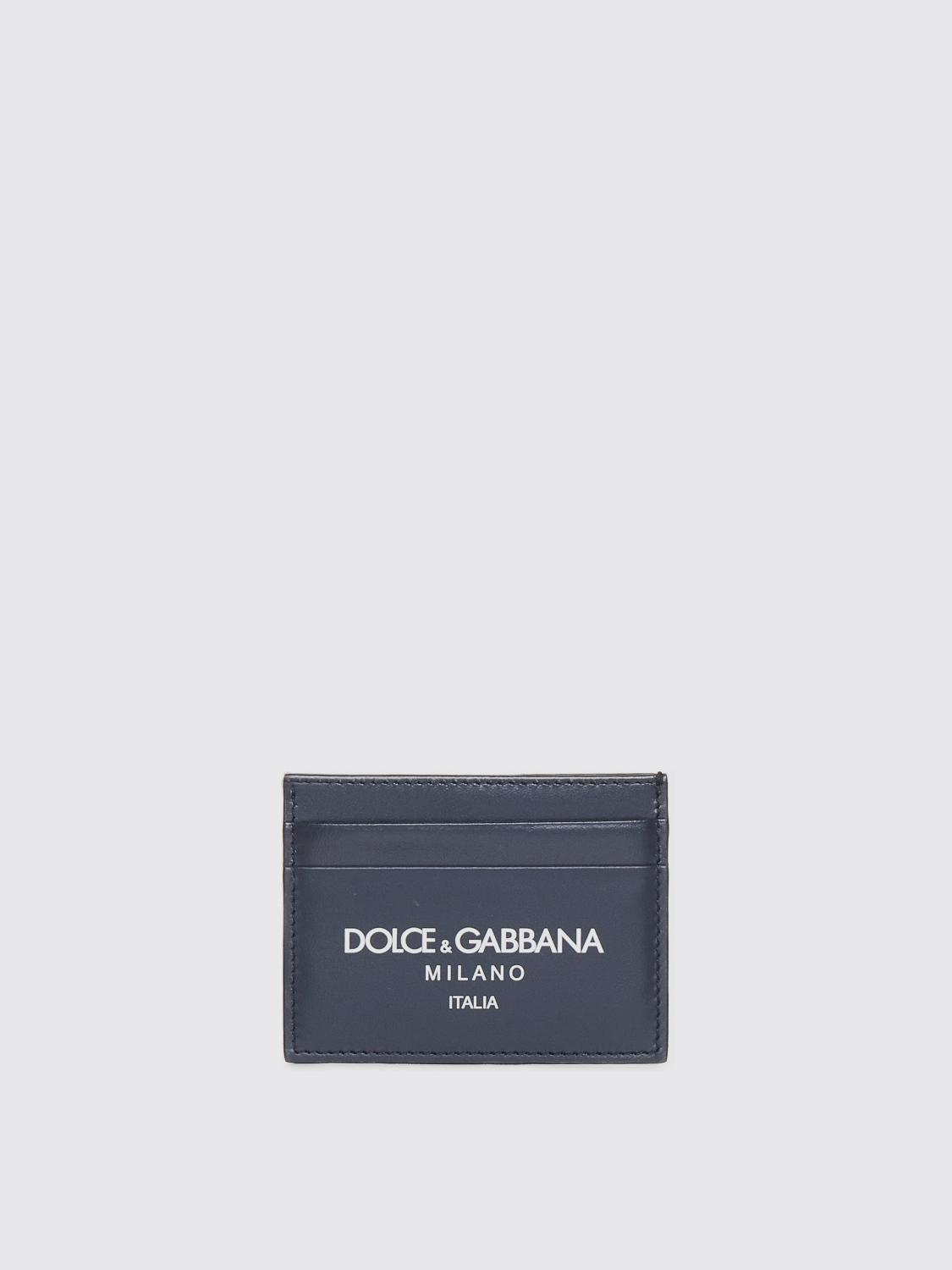 DOLCE & GABBANA PORTEMONNAIE: Tasche herren Dolce & Gabbana, Blau - Img 1