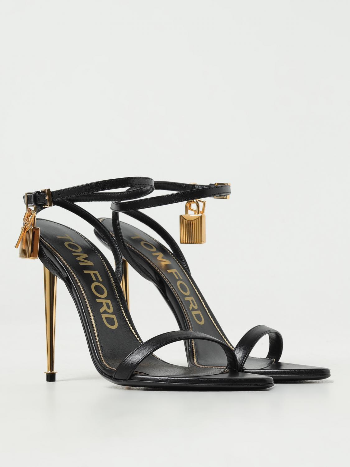 シューズ・サンダルその他 TOM FORD SHOES (W2272LKD002G) TOM FORD：ヒールサンダル レディース - ブラック | GIGLIO.COM