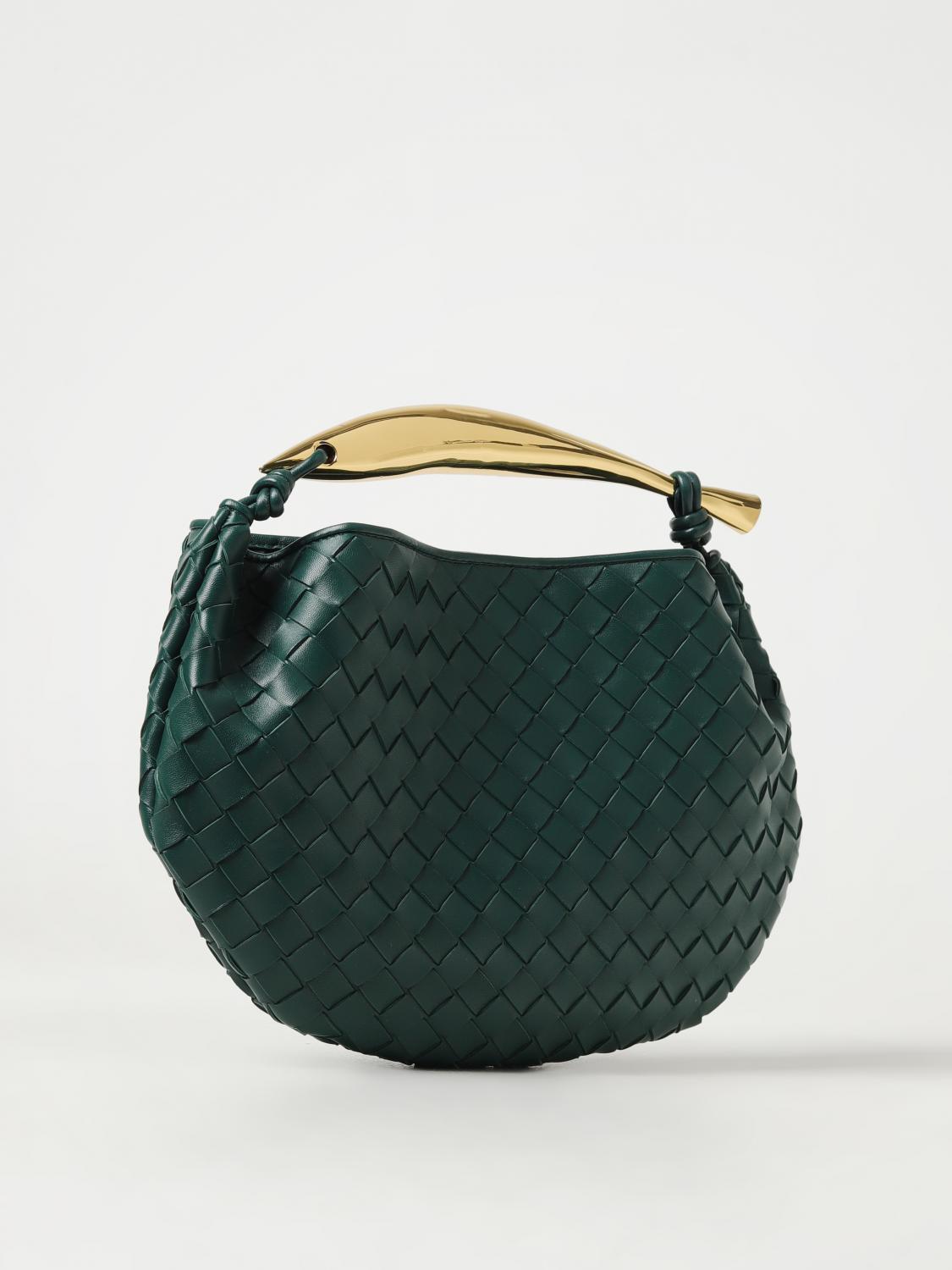 BOTTEGA VENETA HANDBAG: Bottega Veneta Sardine bag in woven nappa, Green - Img 2