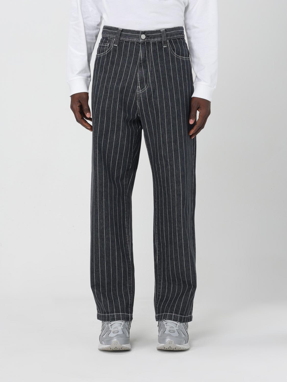 CARHARTT WIP ジーンズ: パンツ メンズ Carhartt Wip, ブラック - Img 1