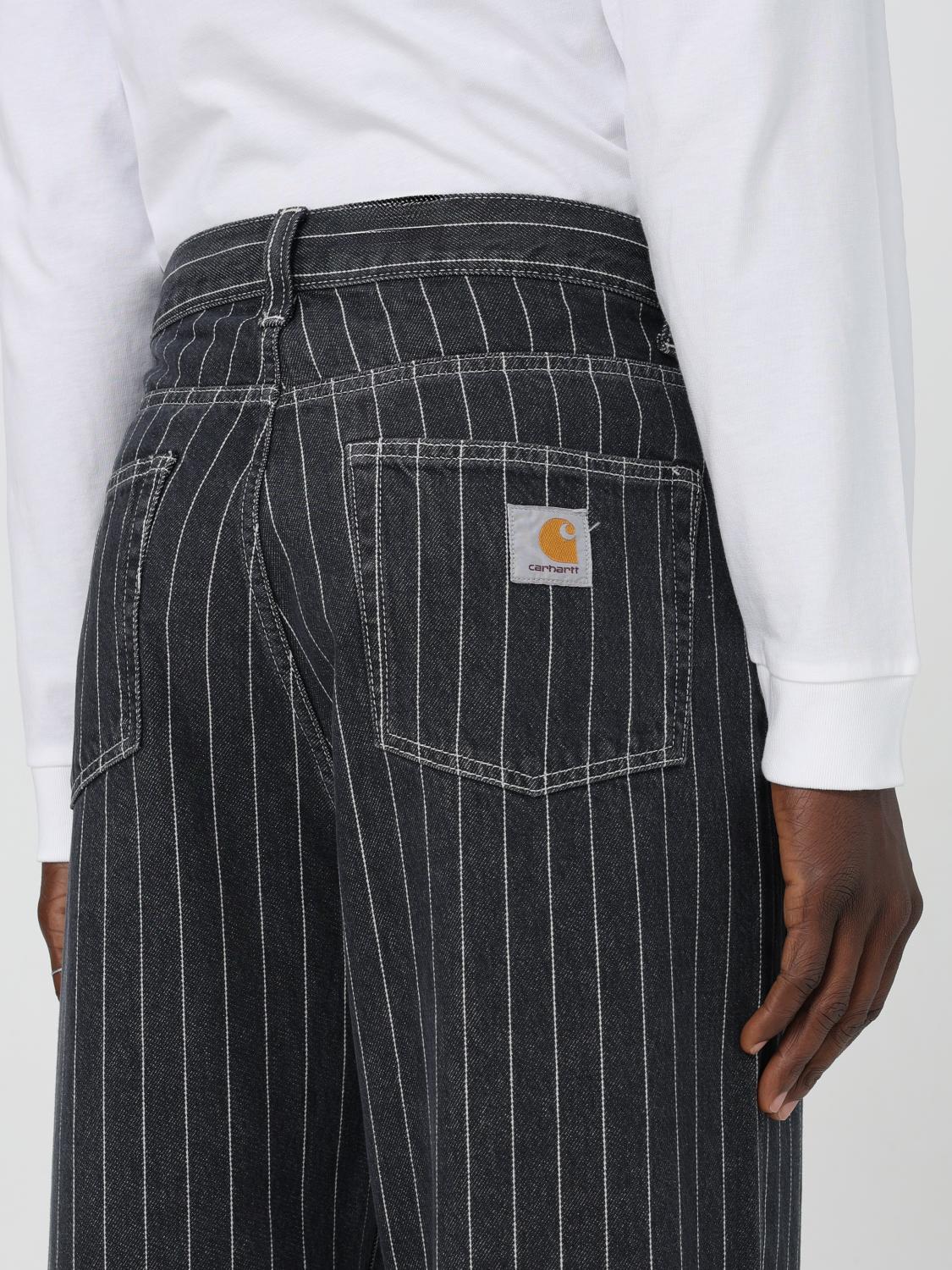 CARHARTT WIP ジーンズ: パンツ メンズ Carhartt Wip, ブラック - Img 4