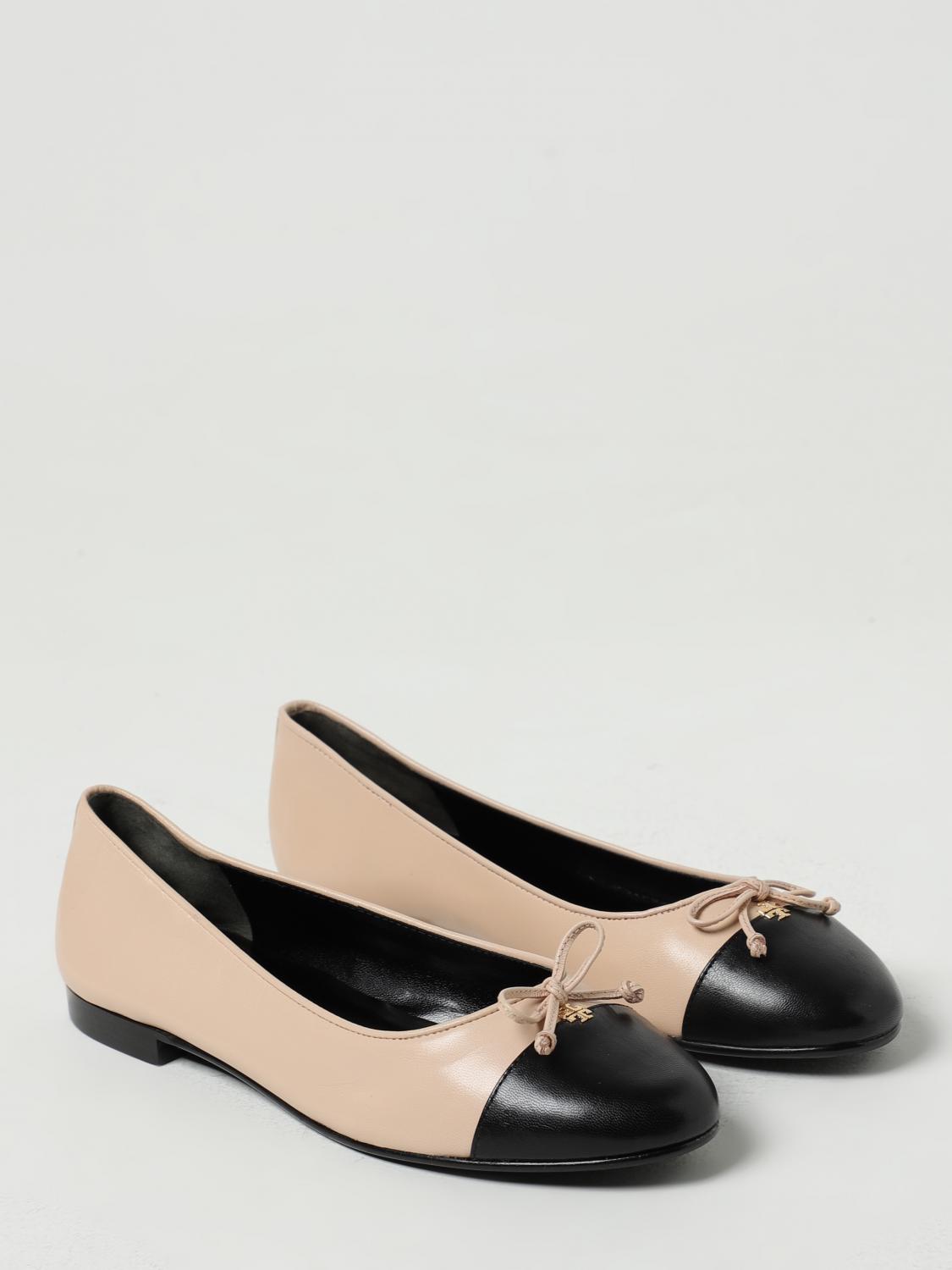 バレエシューズ TORY BURCH ballet flats with contrasting toe 154512 TB_159361_040_SLANG.pdp-