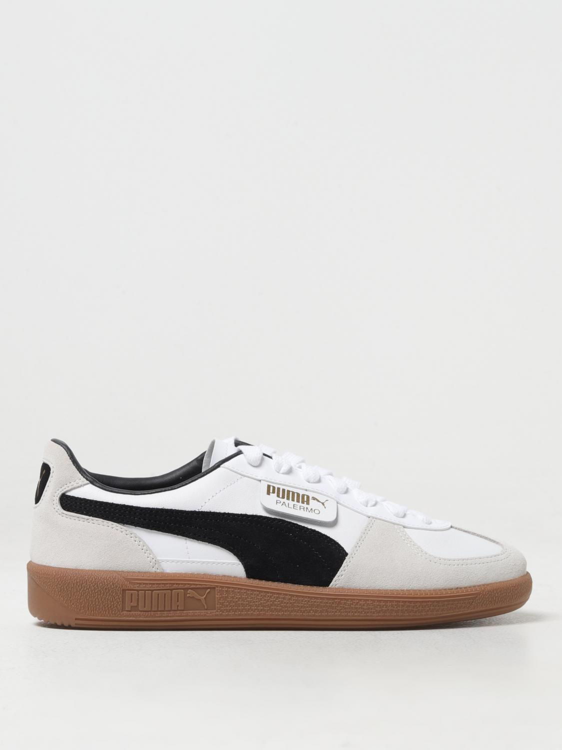 PUMA SNEAKERS: Puma Palermo sneakers in suede, White - Img 1